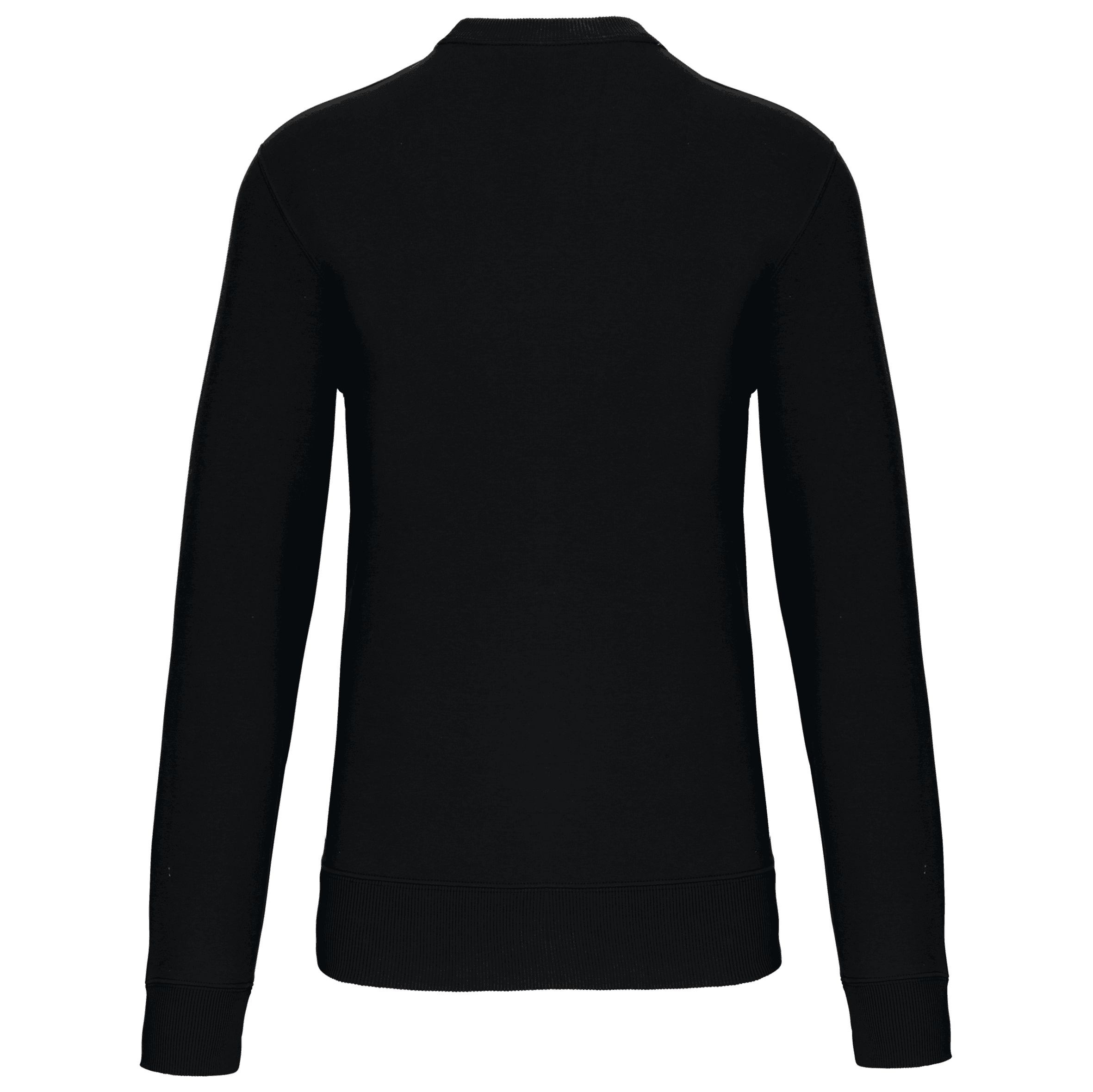 Sweat-shirt col rond unisexe — coloris Black (Noir)
