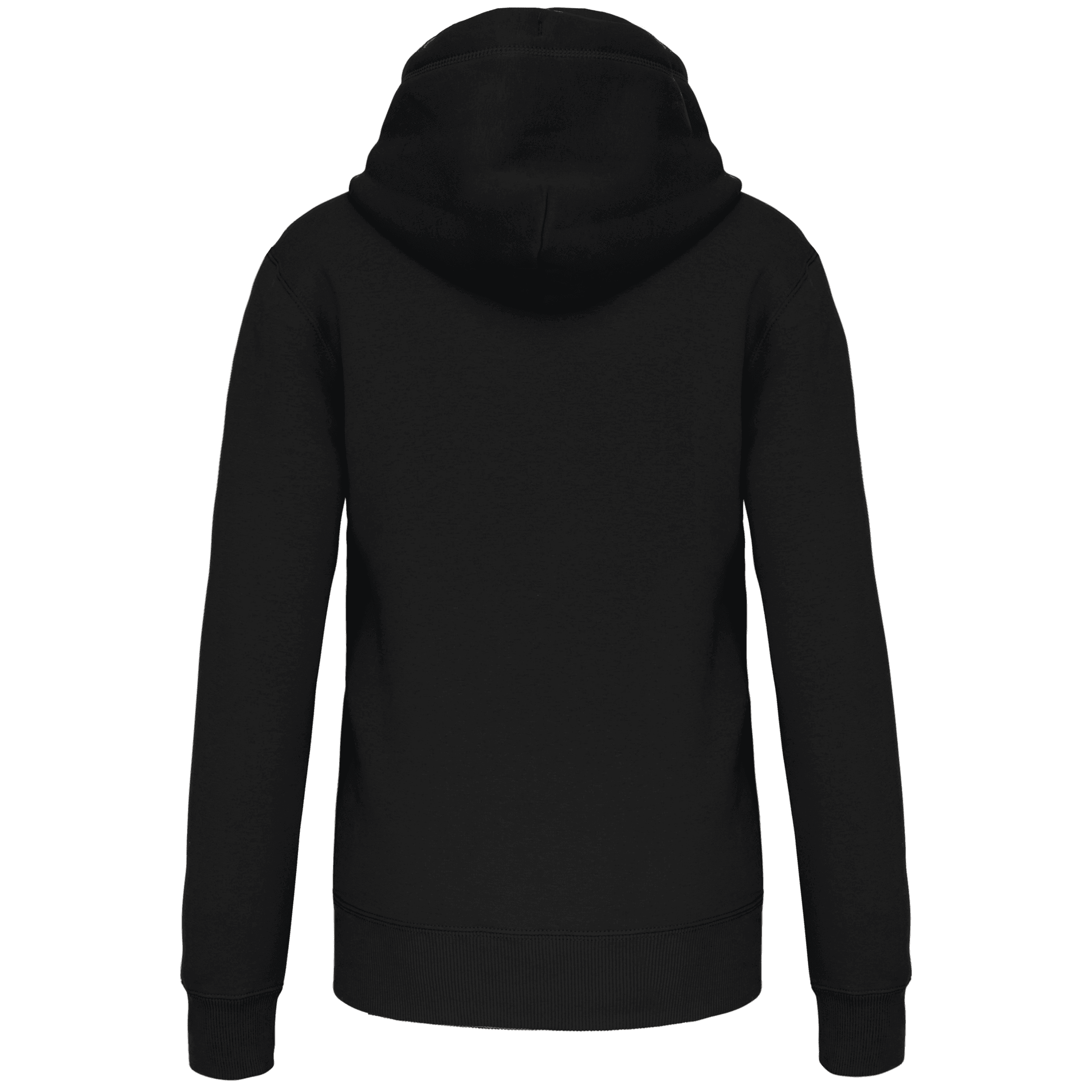 Sweat shirt capuche unisexe — coloris Black (Noir)