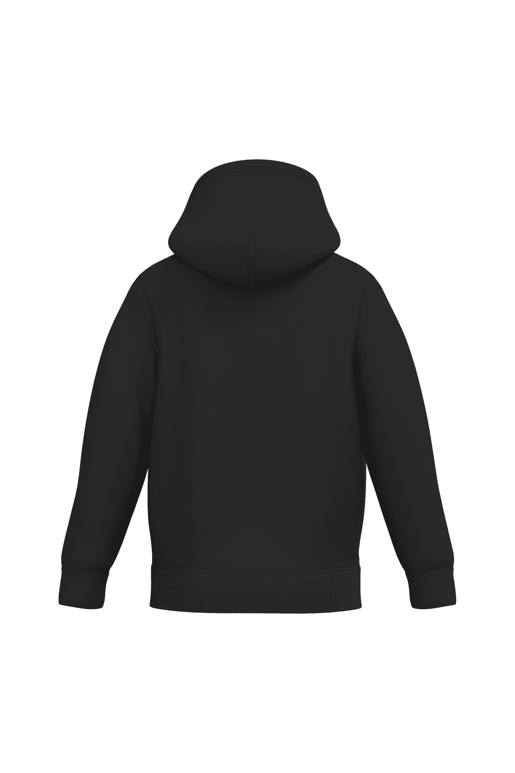 Sweat-shirt capuche enfant — coloris Black (Noir)