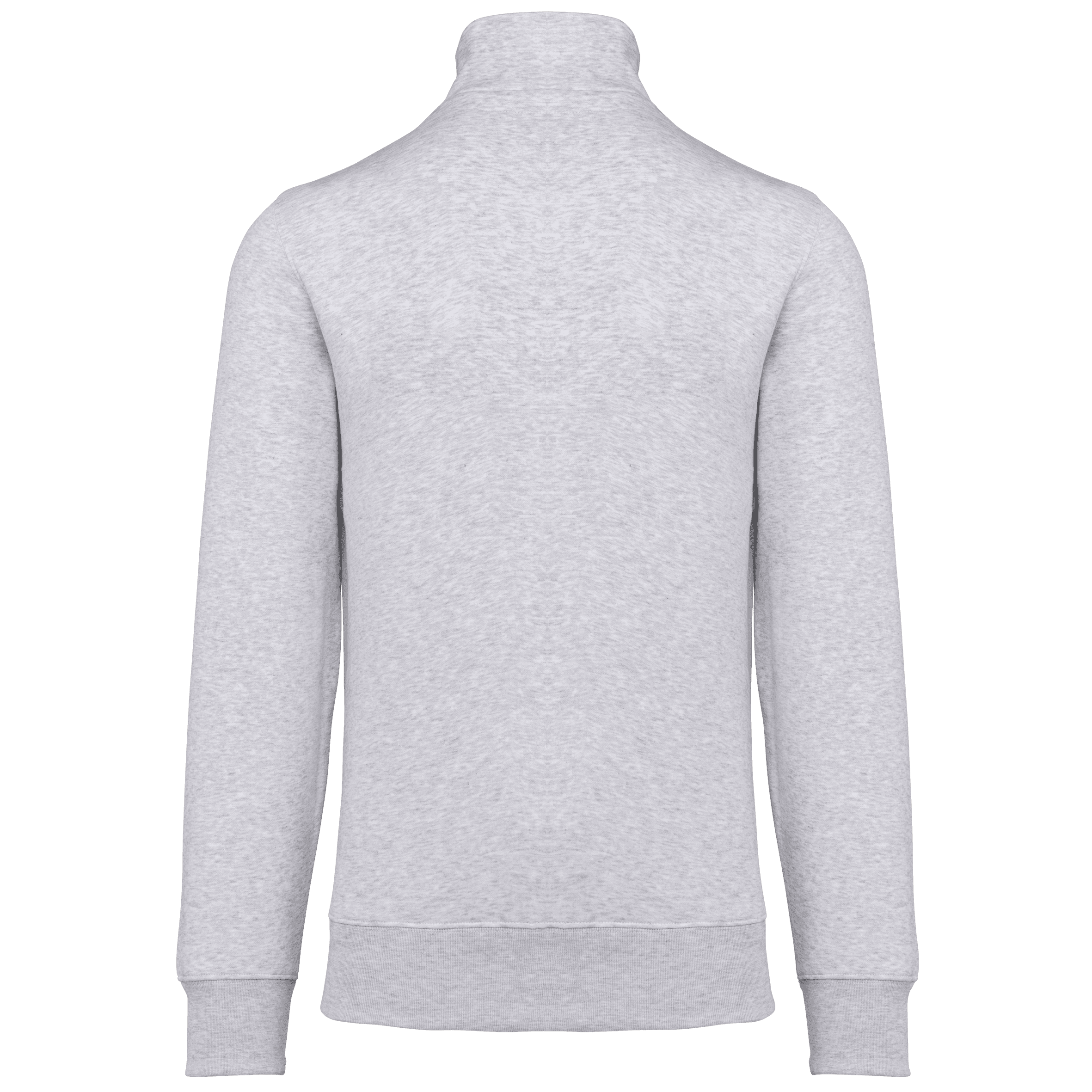Sweat-shirt col zippé homme — coloris Ash Heather (Gris)