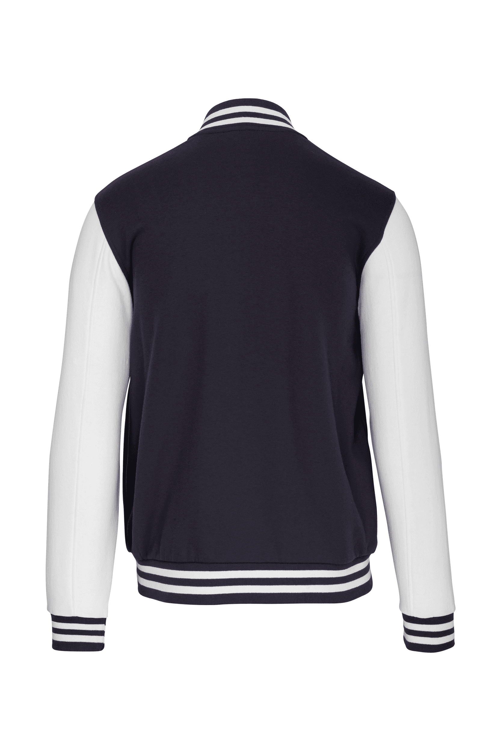 Blouson molleton teddy enfant — coloris Navy / White (Bleu)