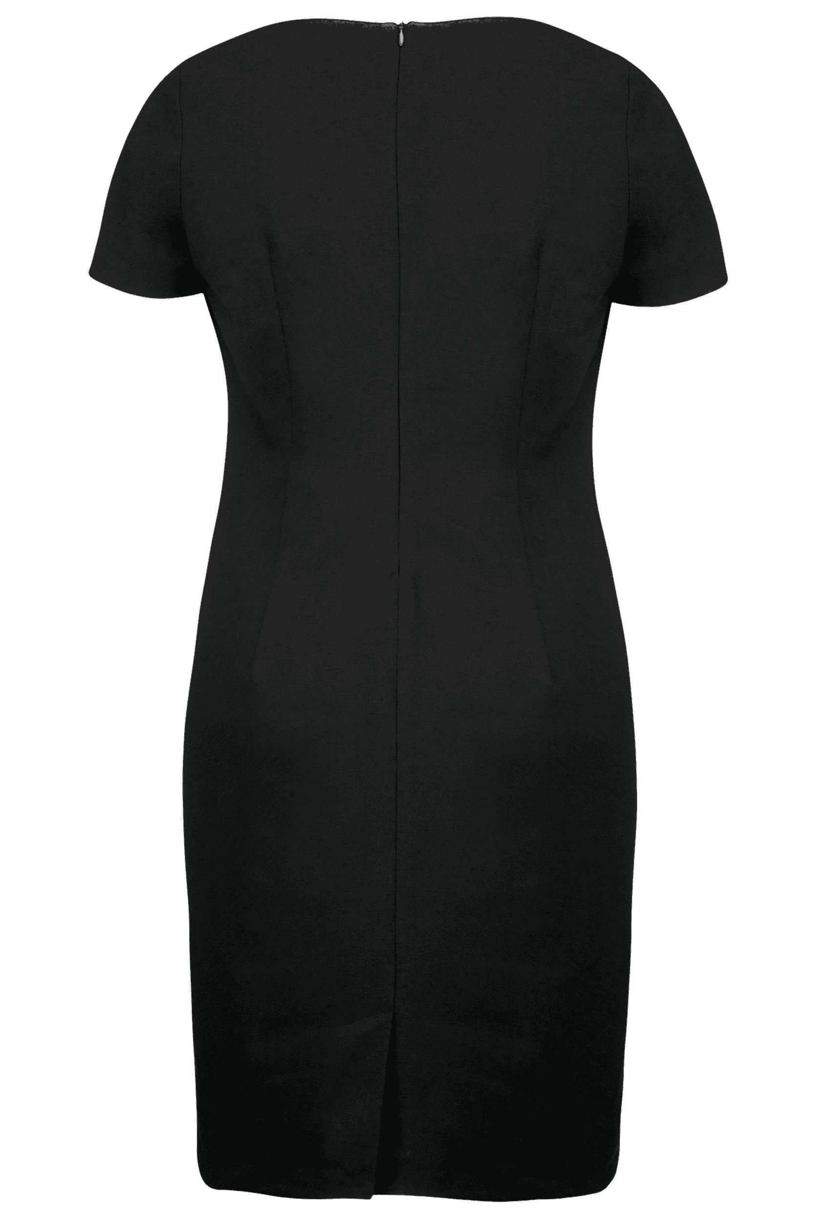 Robe manches courtes — coloris Black (Noir)