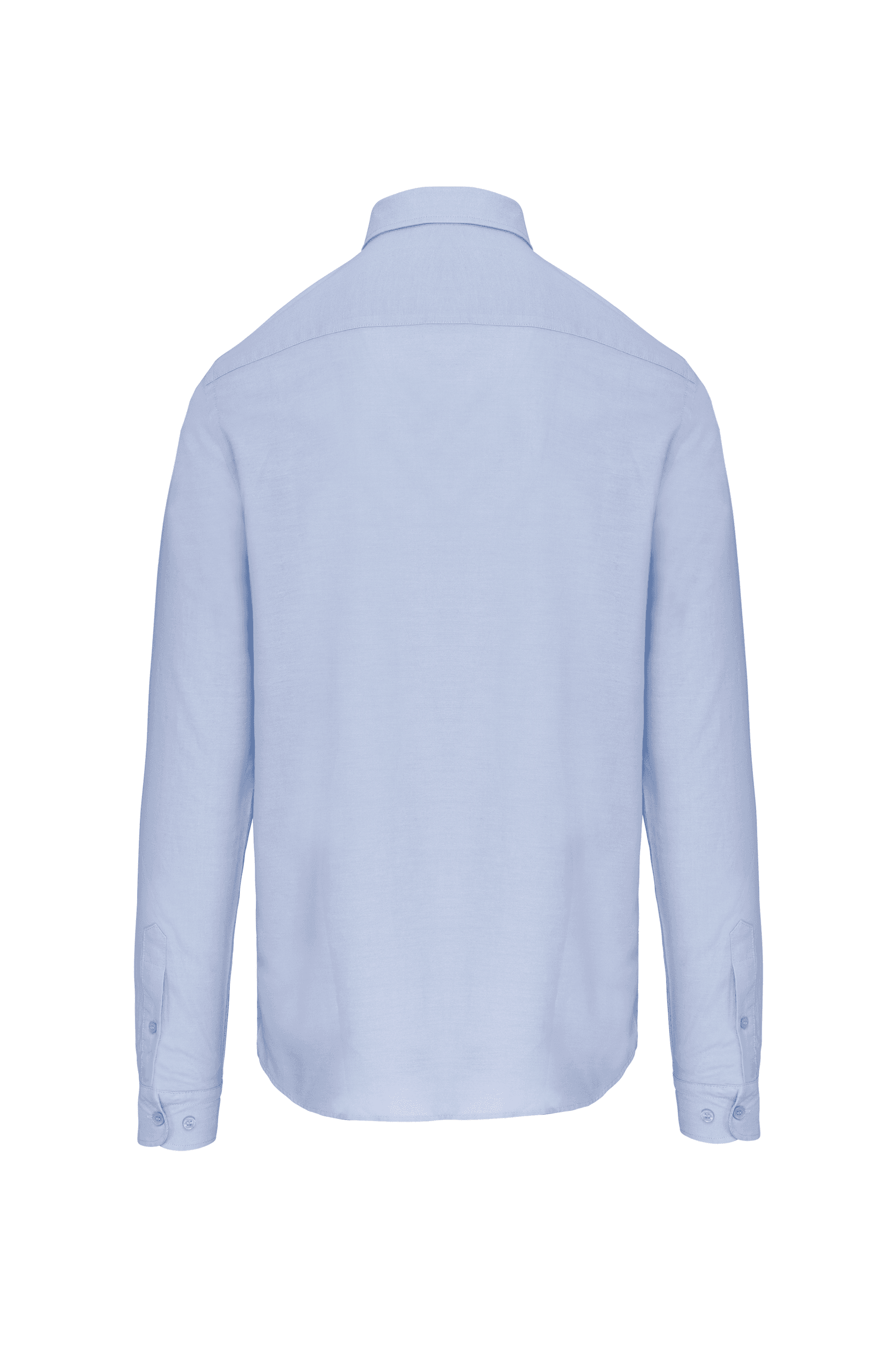 Chemise Oxford lavée manches longues — coloris Oxford Blue (Bleu)