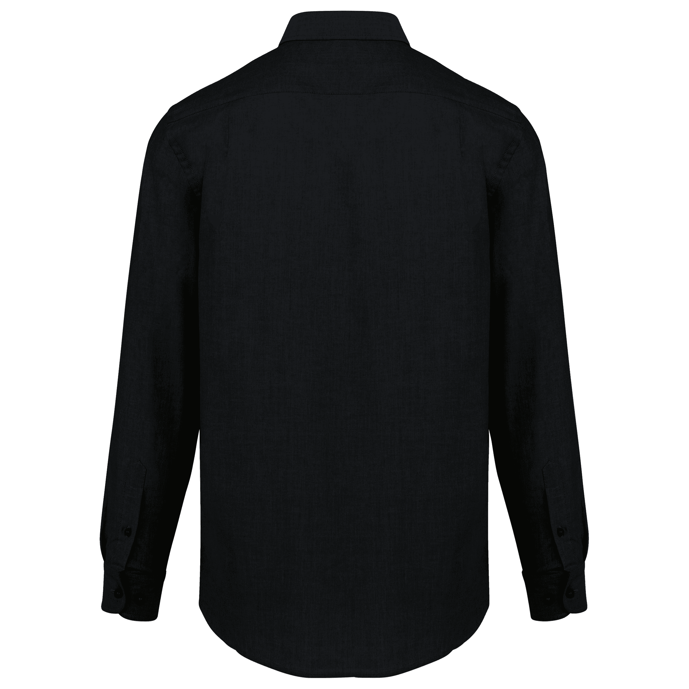Chemise Oxford manches longues — coloris Black (Noir)