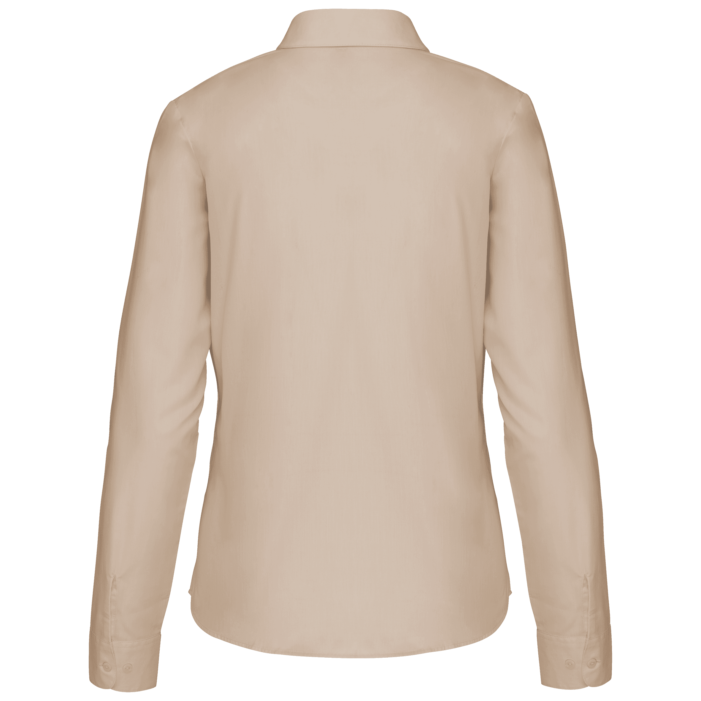 Chemise popeline polycoton entretien facile femme — coloris Angora (Beige)