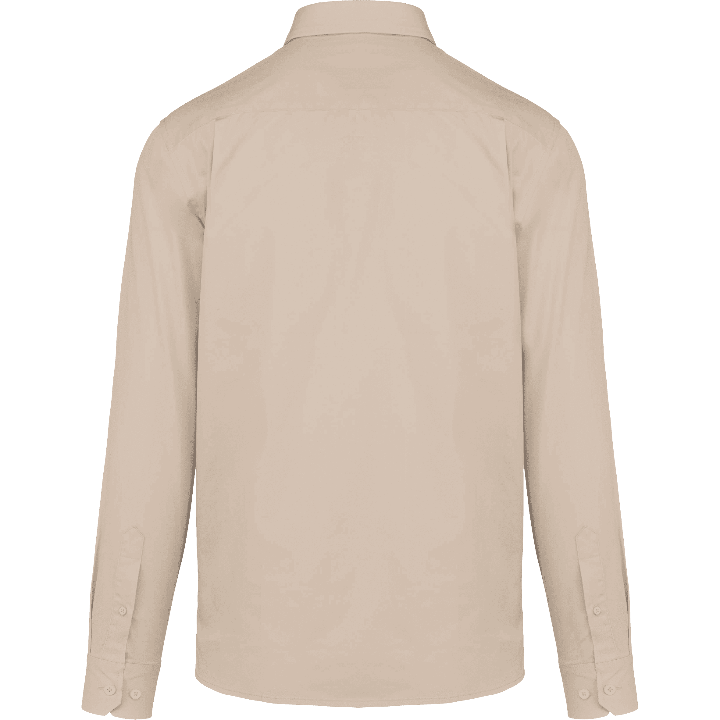 Chemise coton manches longues Nevada homme — coloris Angora (Beige)