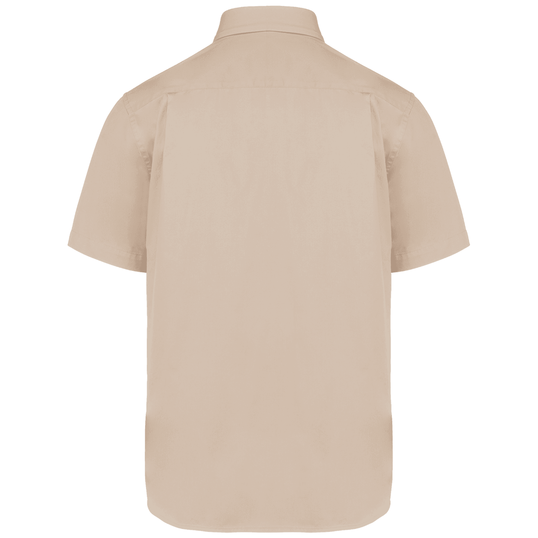 Chemise coton manches courtes Ariana III homme — coloris Angora (Beige)