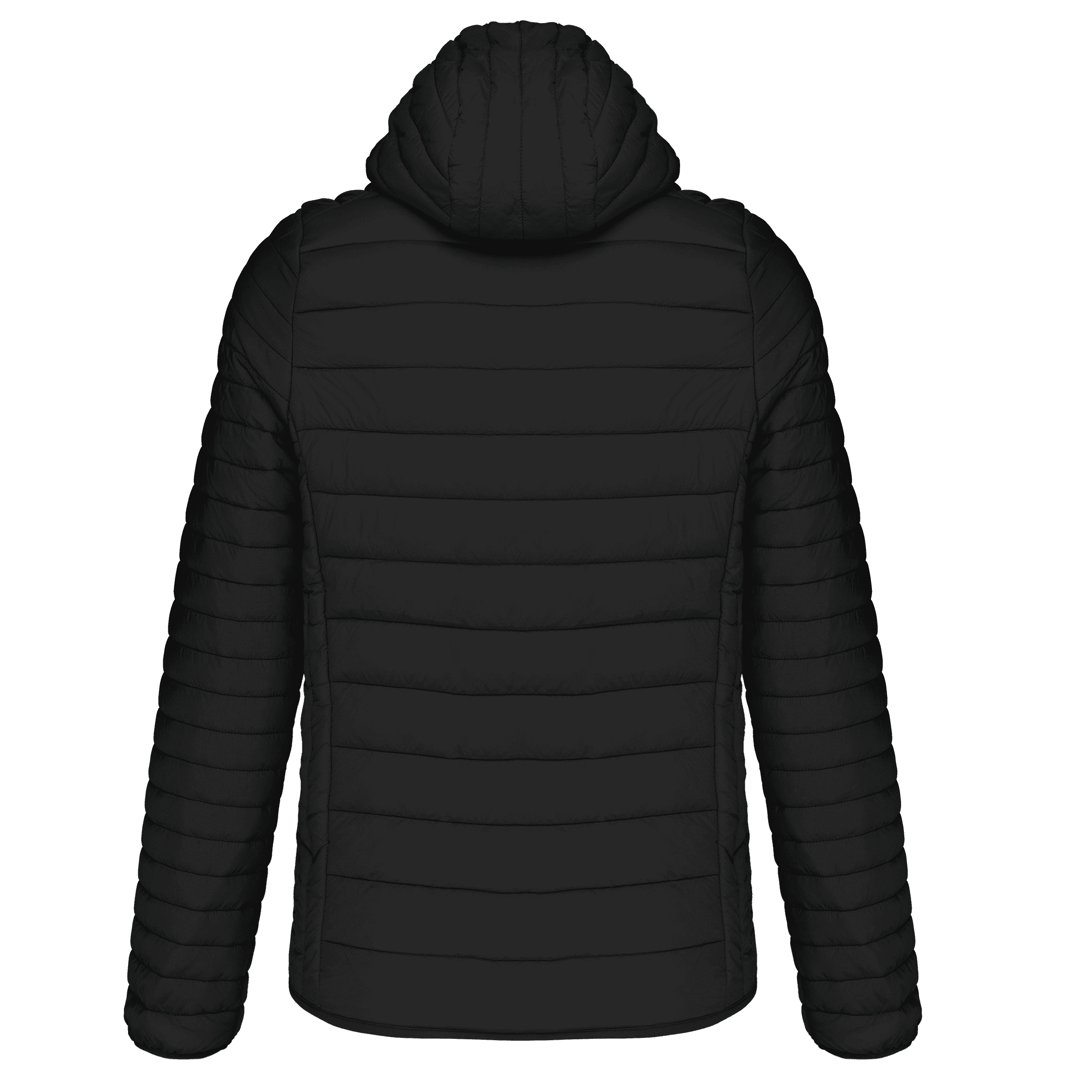 Doudoune légère capuche homme — coloris Black (Noir)