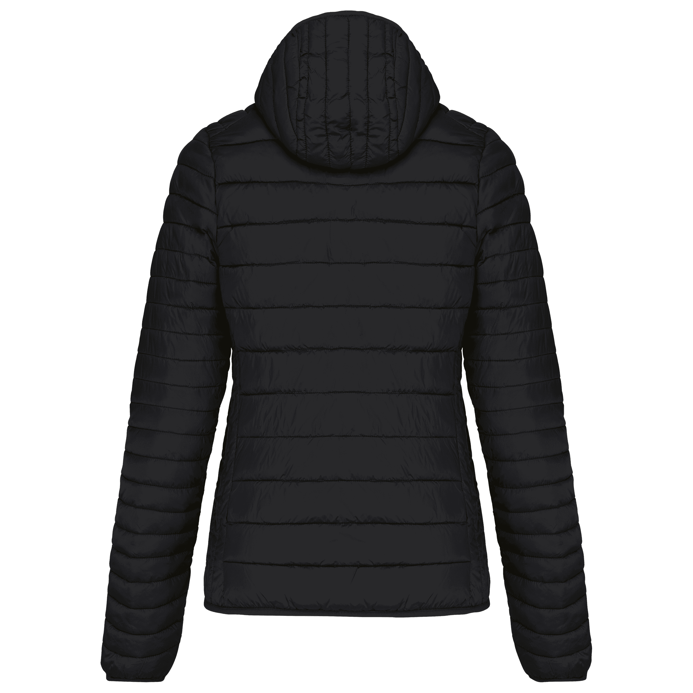 Doudoune légère capuche femme — coloris Black (Noir)