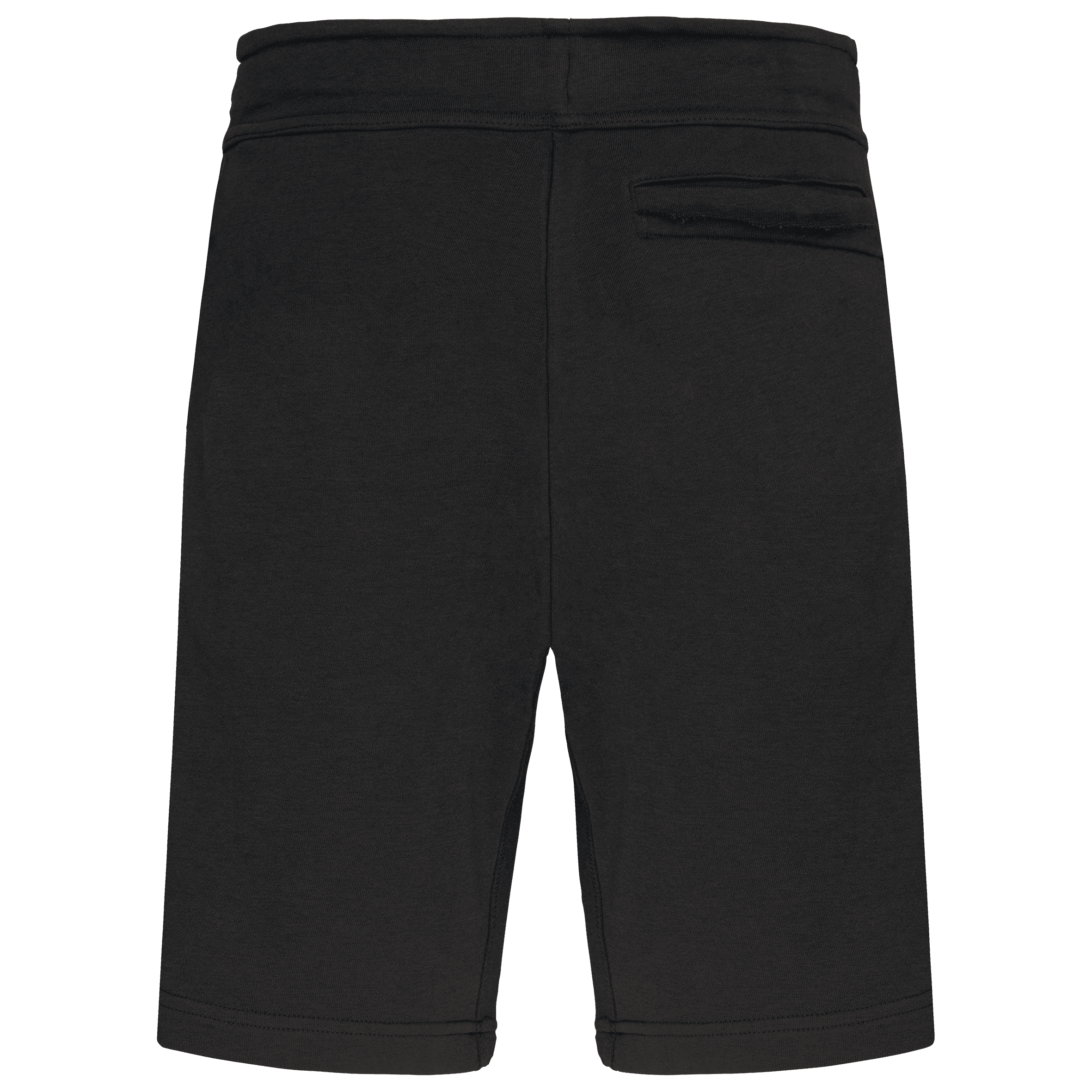 Bermuda French Terry unisexe — coloris Black (Noir)