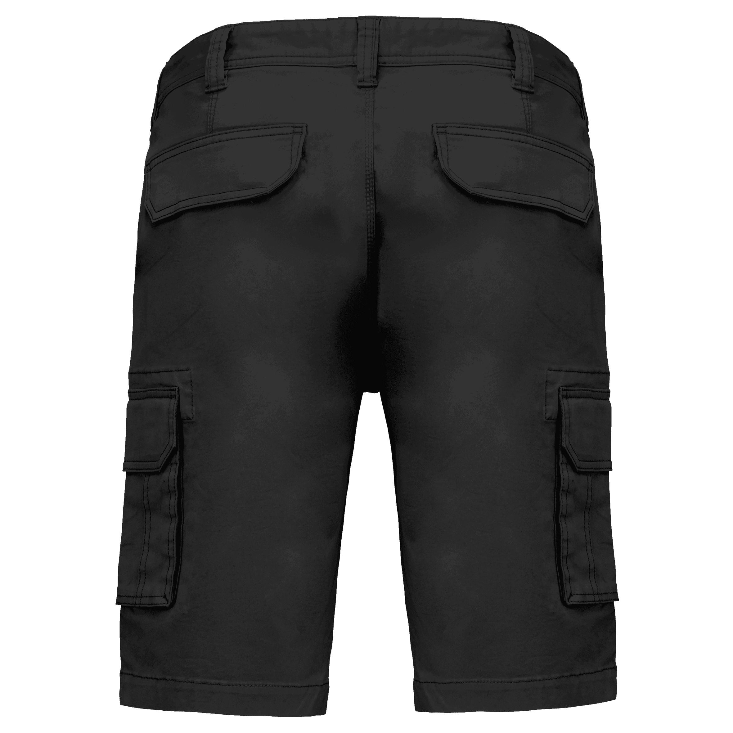 Bermuda multipoches homme — coloris Black (Noir)