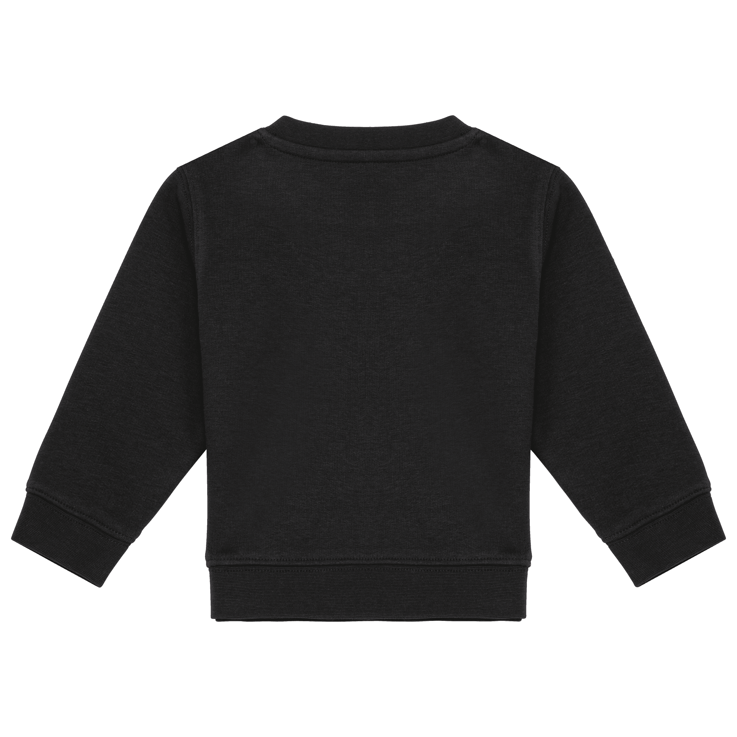 Sweat-shirt écoresponsable bébé — coloris Black (Noir)