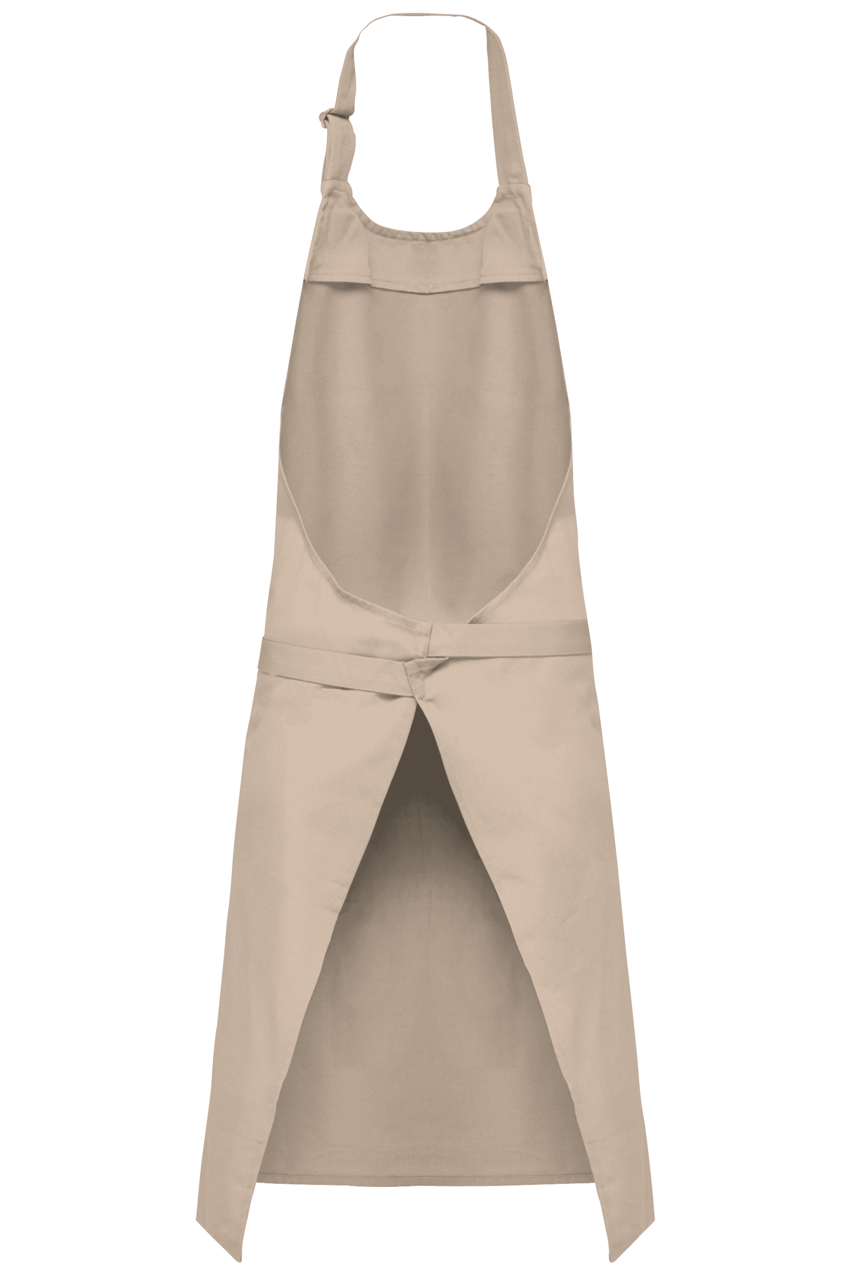 Tablier coton avec poche — coloris Angora (Beige)