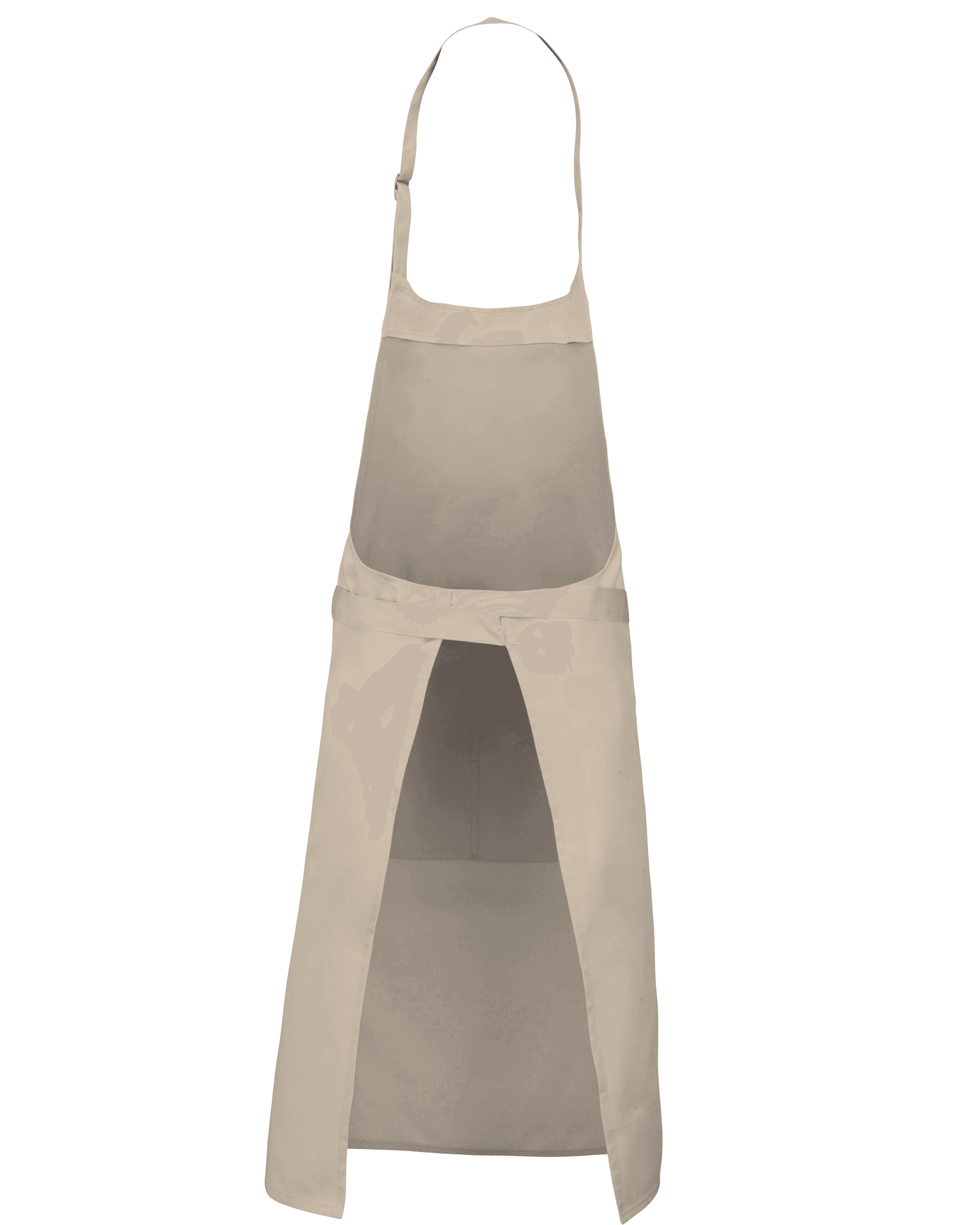 Tablier polycoton avec poche — coloris Angora (Beige)