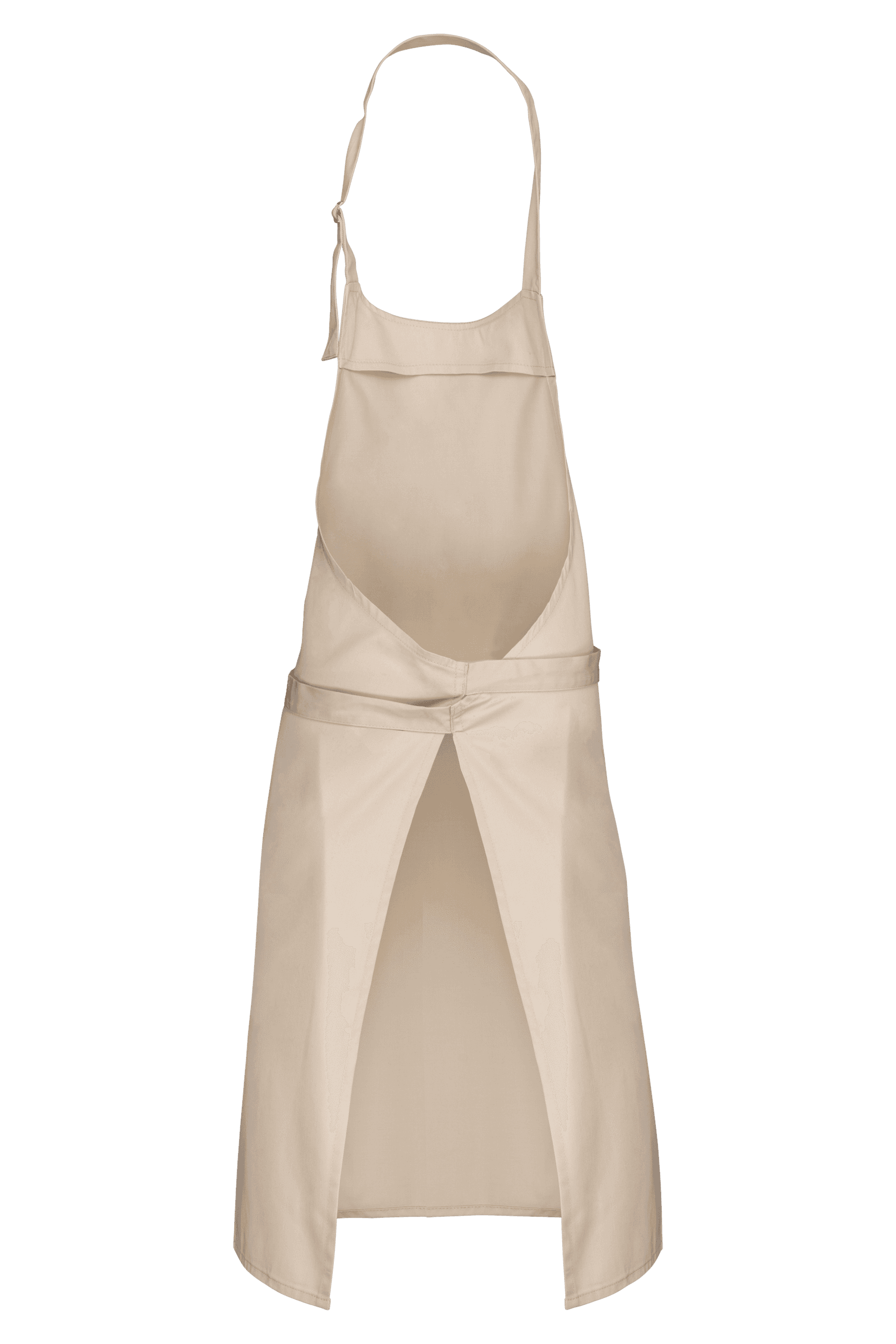 Tablier coton sans poche — coloris Angora (Beige)