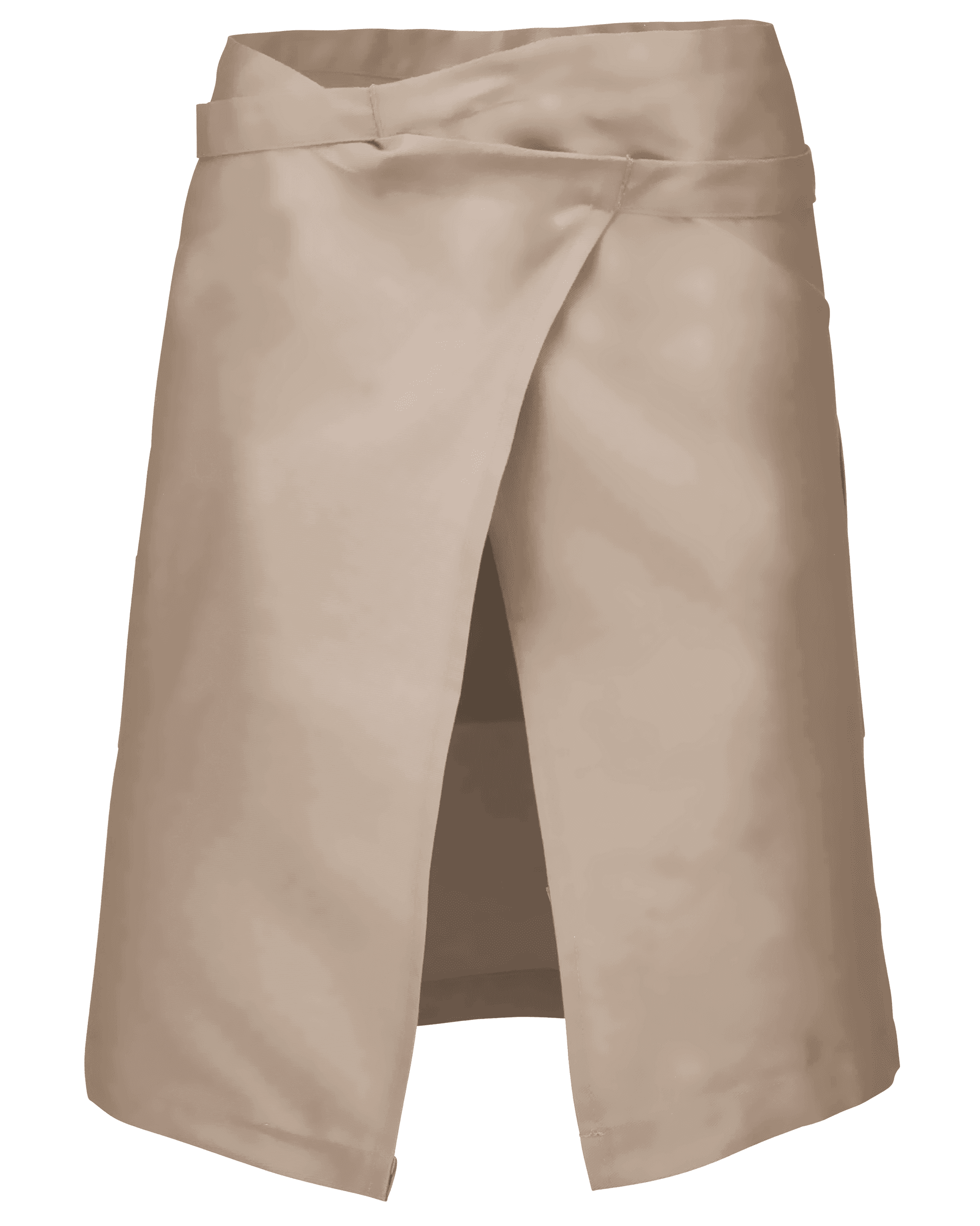 Tablier coton mi-long — coloris Beige (Beige)