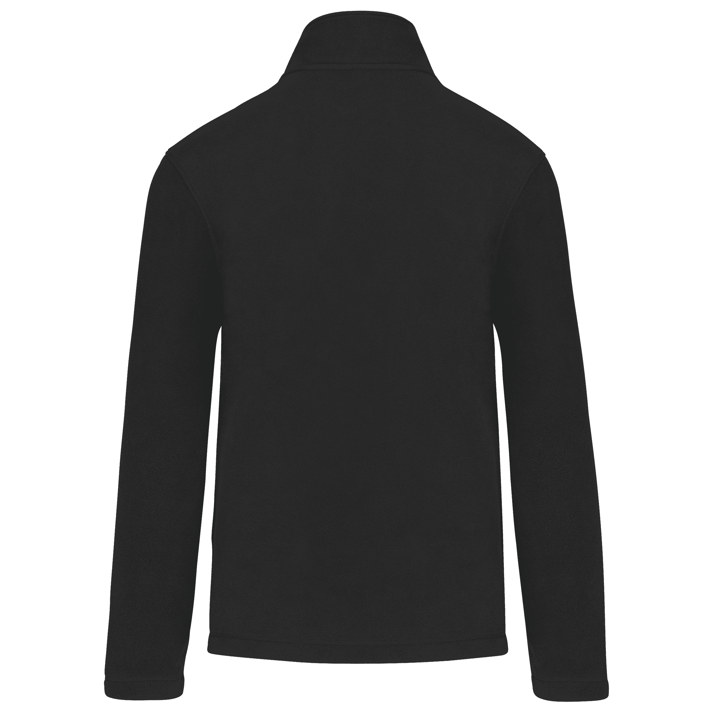 Veste micropolaire zippée unisexe — coloris Black (Noir)