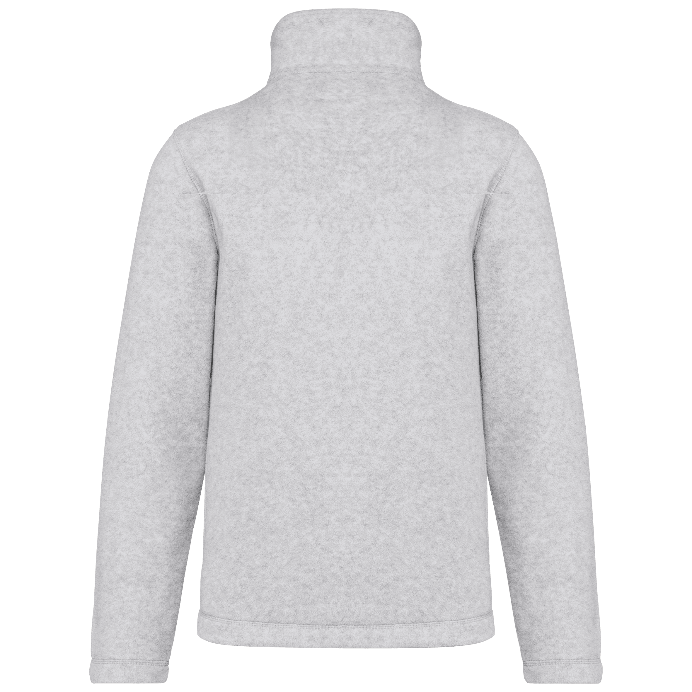 Enzo > Micropolaire col zippé homme — coloris Ash Heather (Gris)