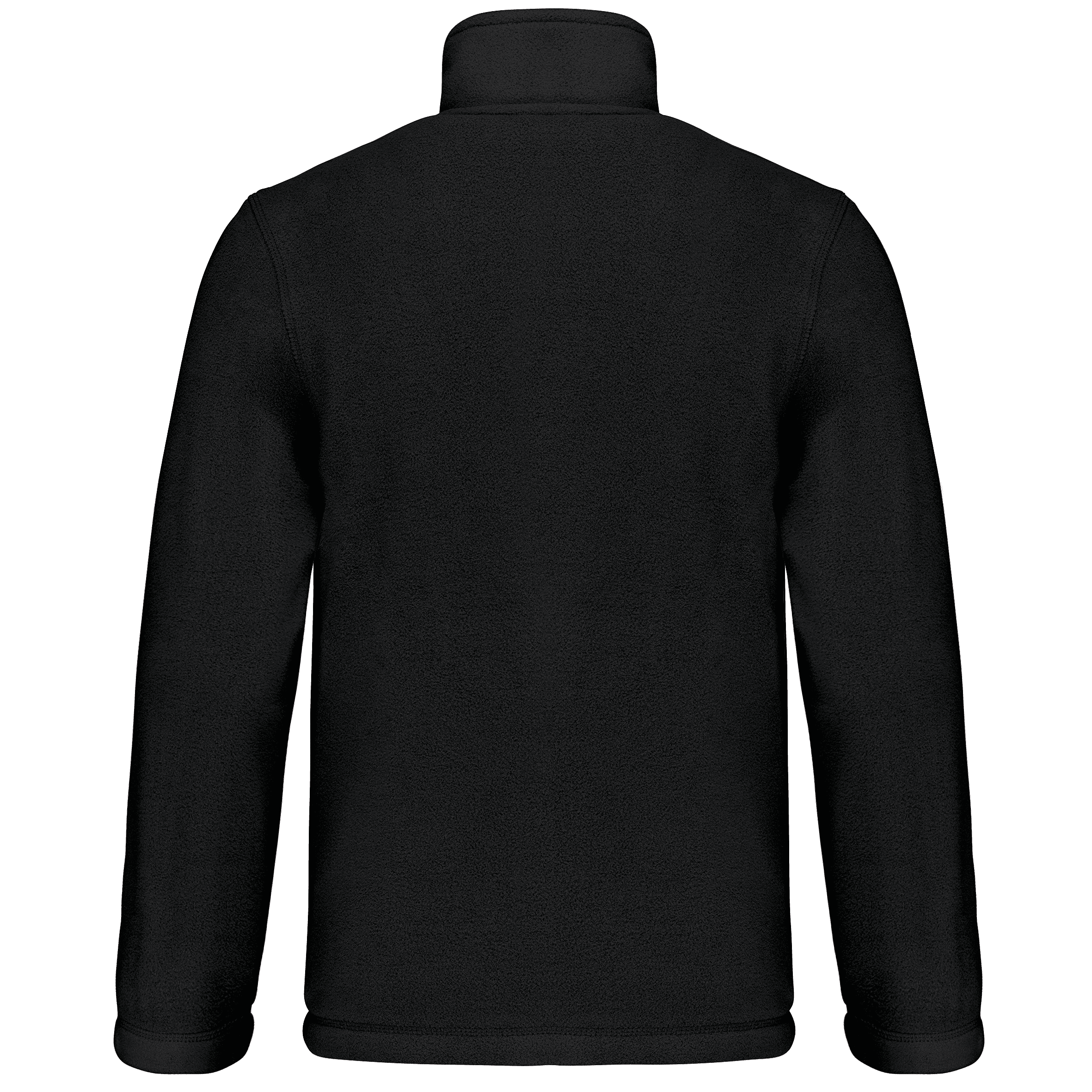 Veste micropolaire zippée enfant — coloris Black (Noir)