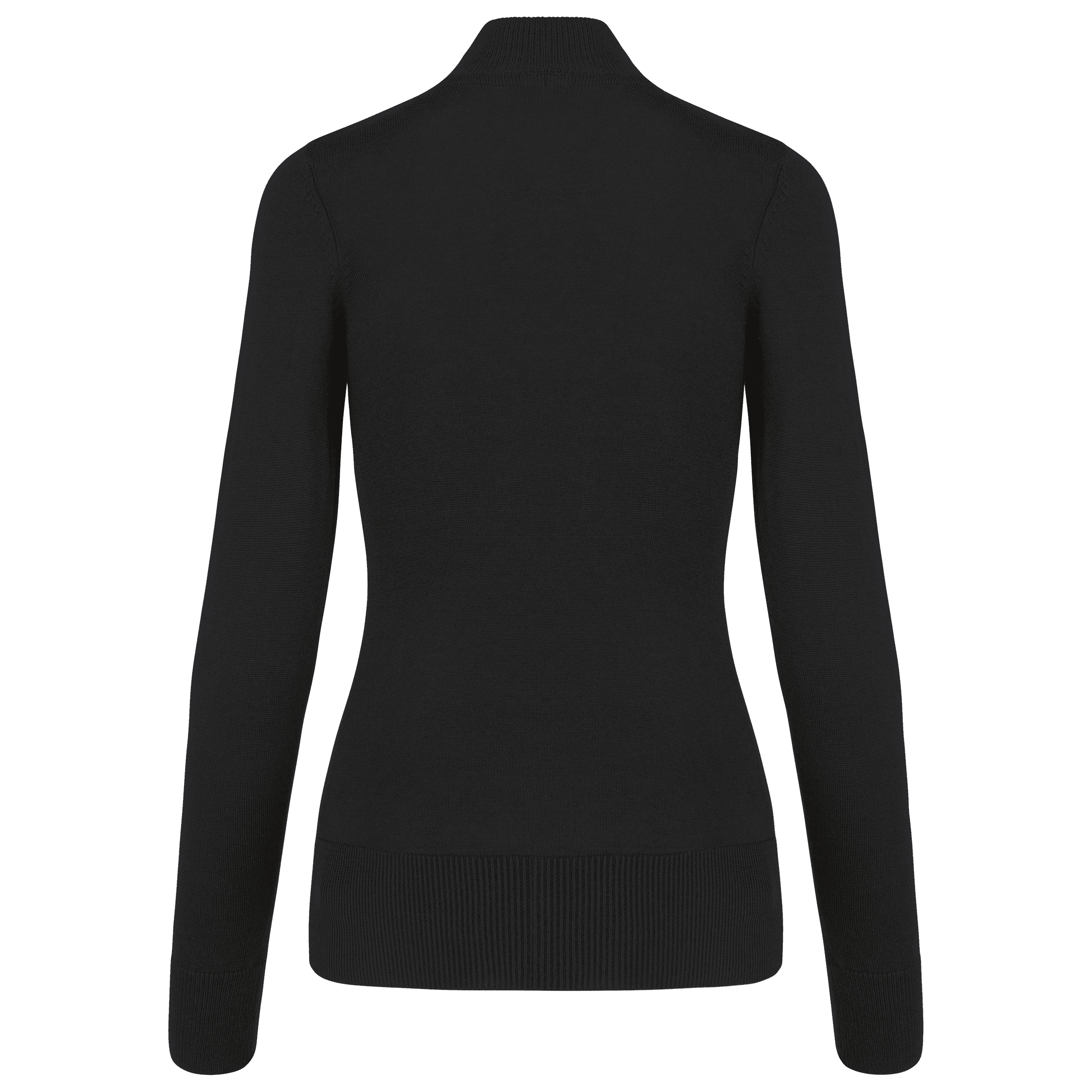 Cardigan zippé femme — coloris Black (Noir)