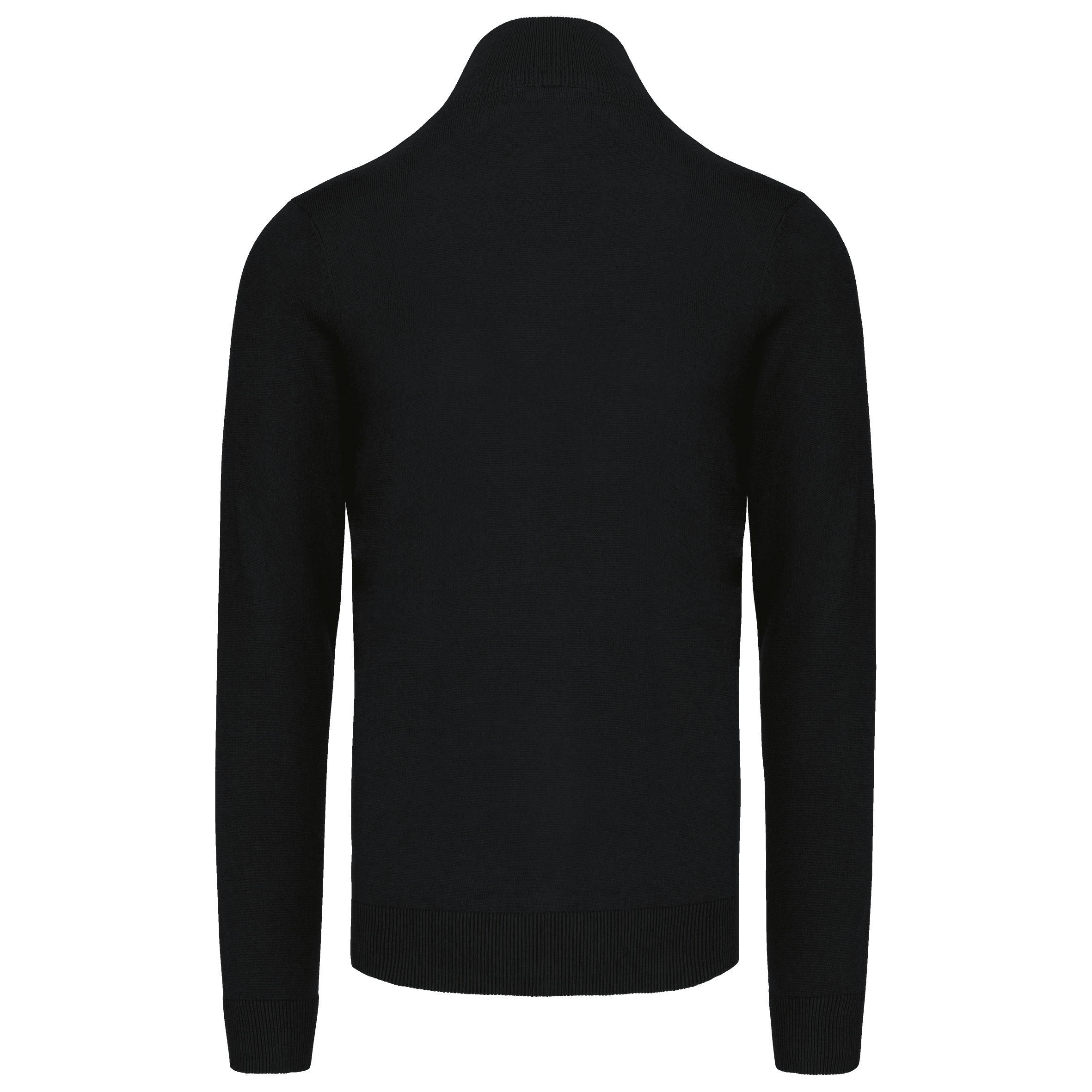 Pull 1/4 zip homme — coloris Black (Noir)