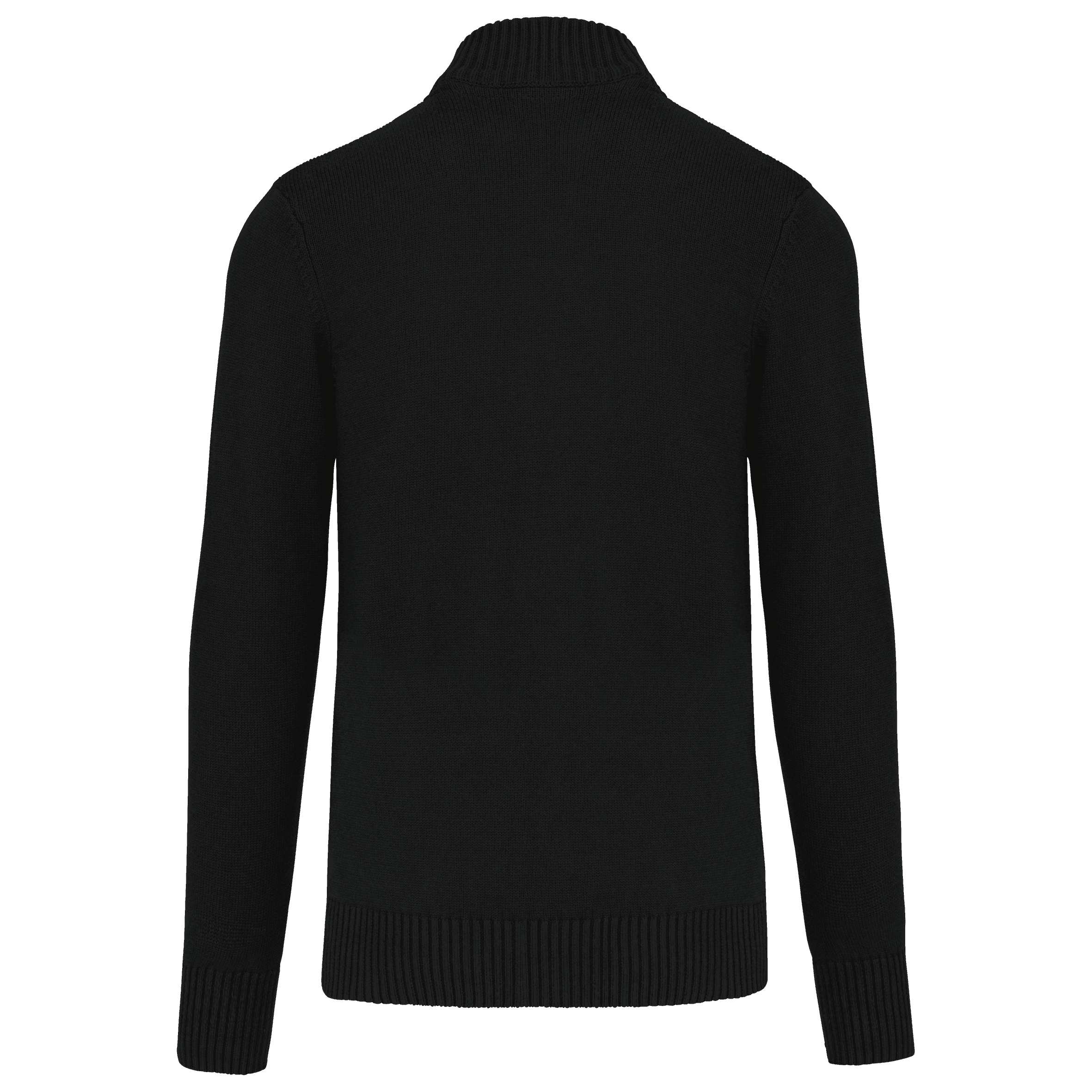 Cardigan zippé — coloris Black (Noir)