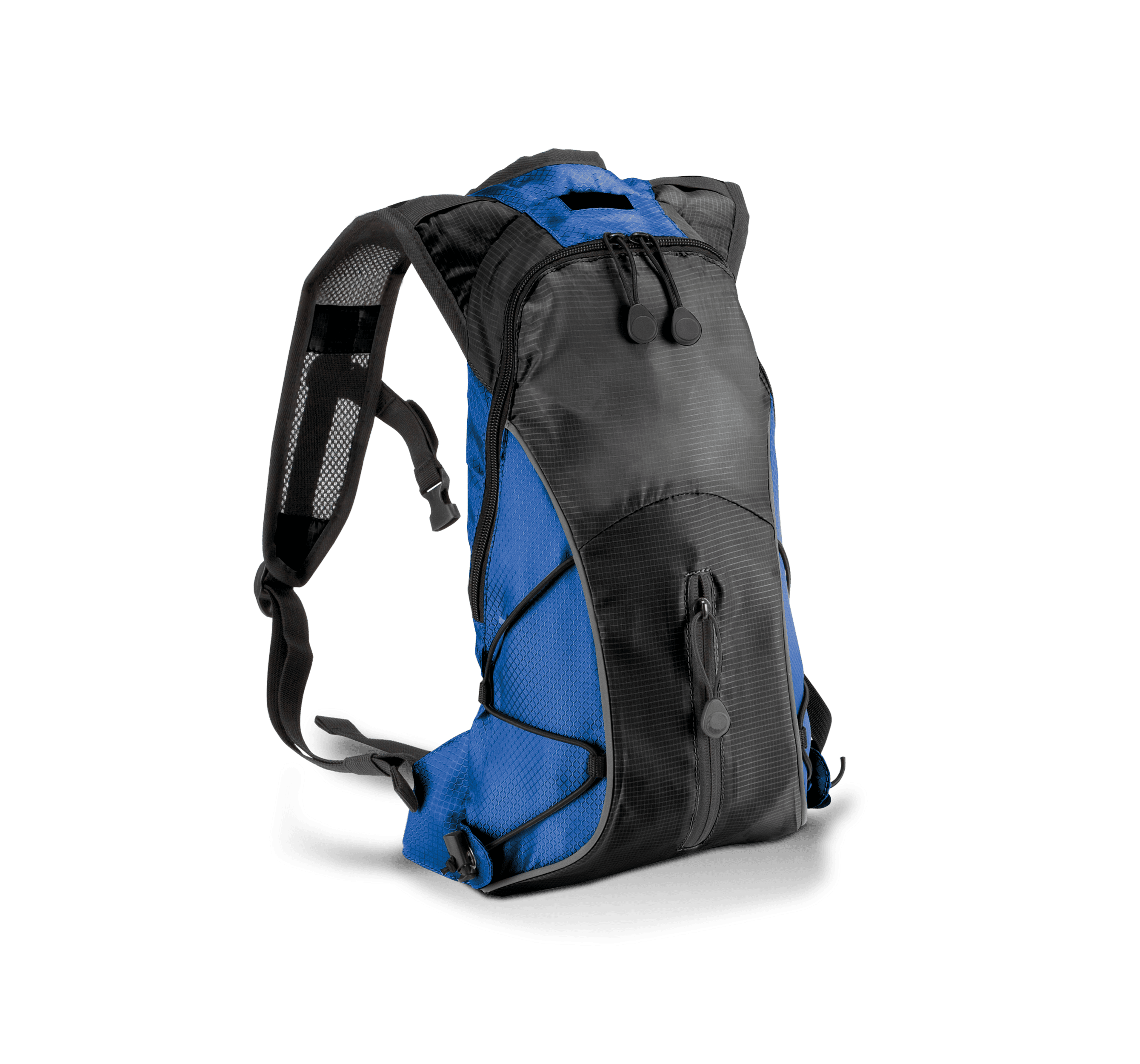 Sac à dos porte-boisson — coloris Black / Royal Blue (Noir)