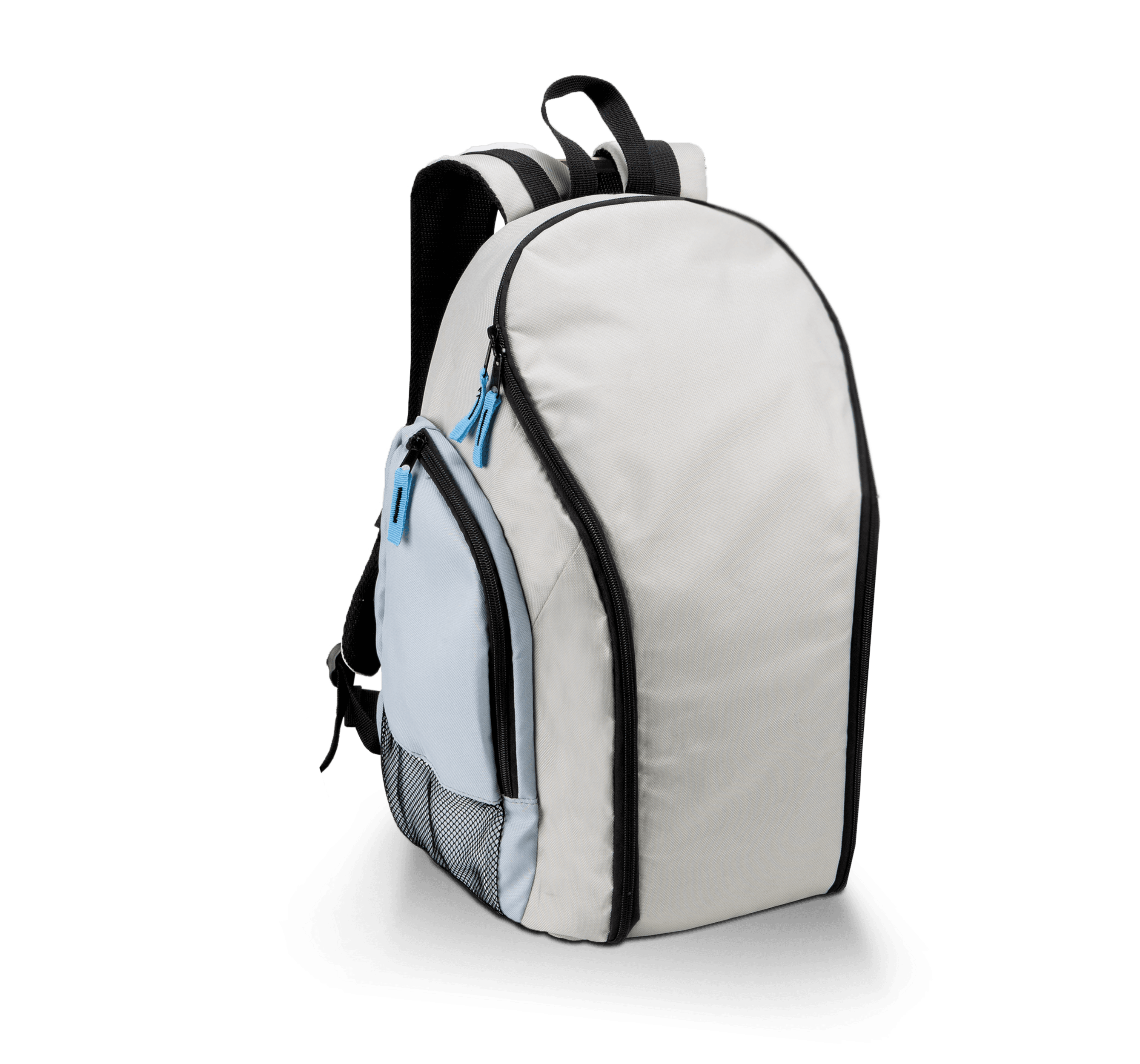 Sac à dos isotherme — coloris Light Grey / Sky Blue (Bleu)