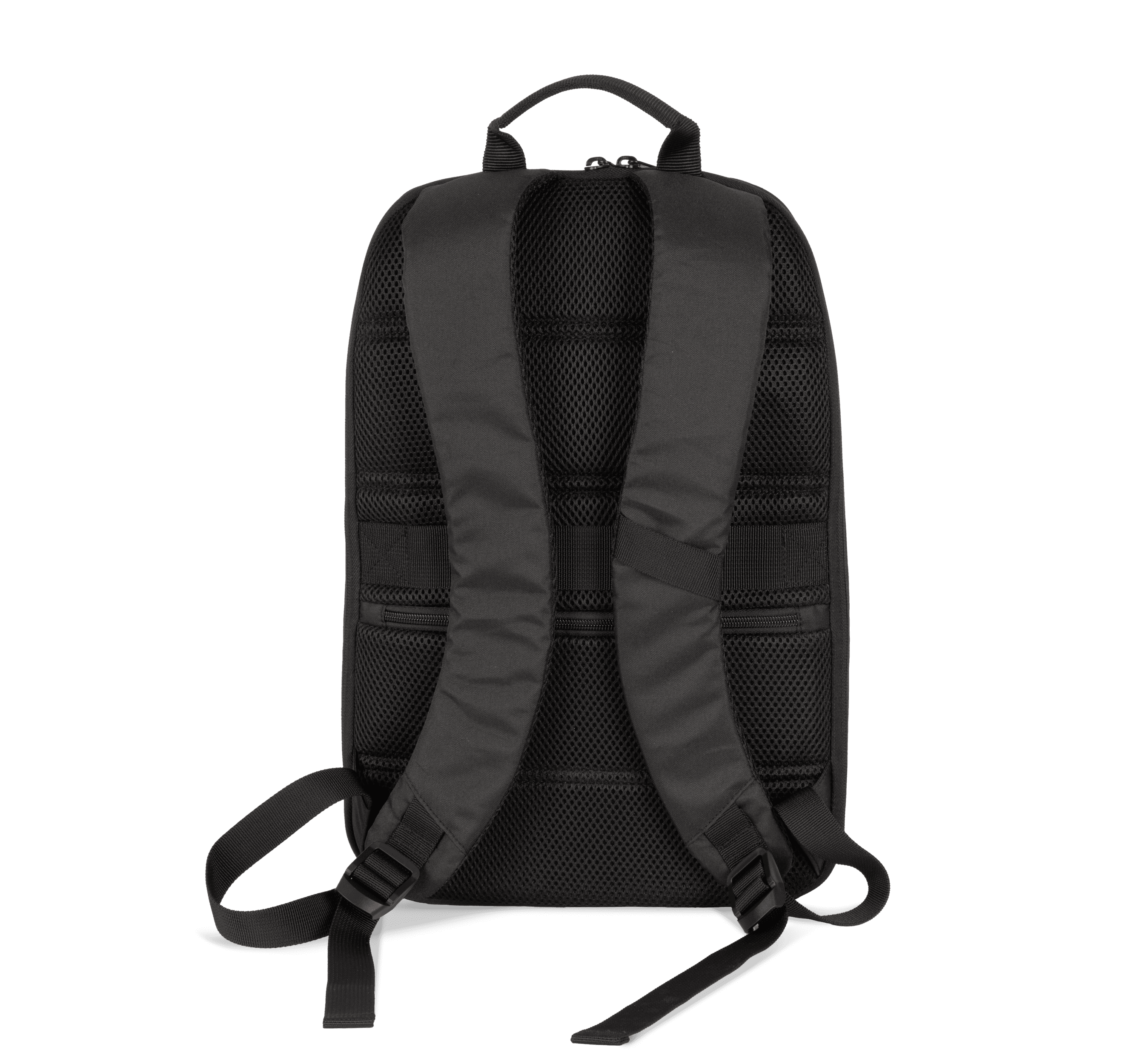 Sac à dos de travail porte-ordinateur recyclé — coloris Black (Noir)