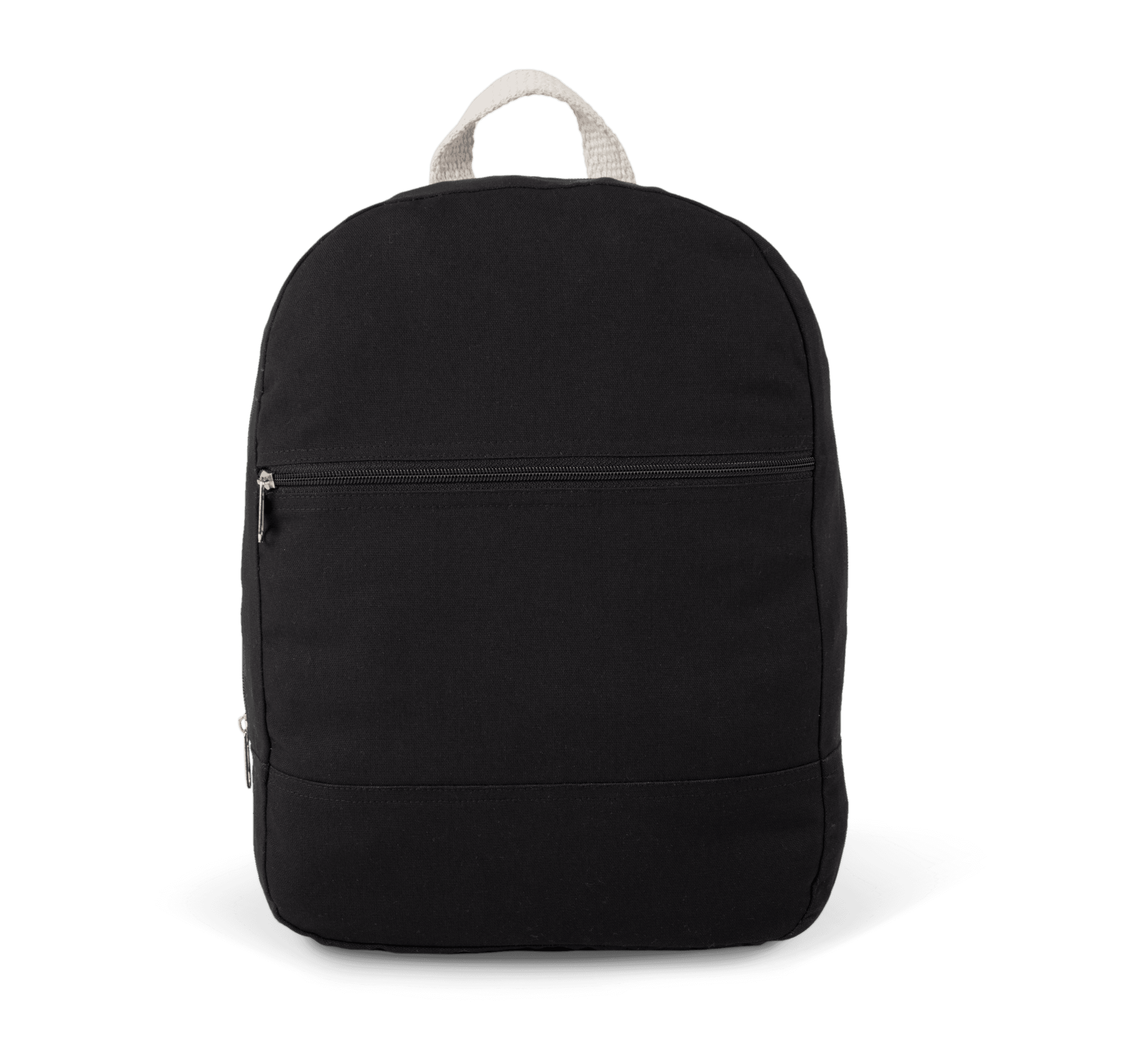Sac à dos essentiel en coton — coloris Black (Noir)