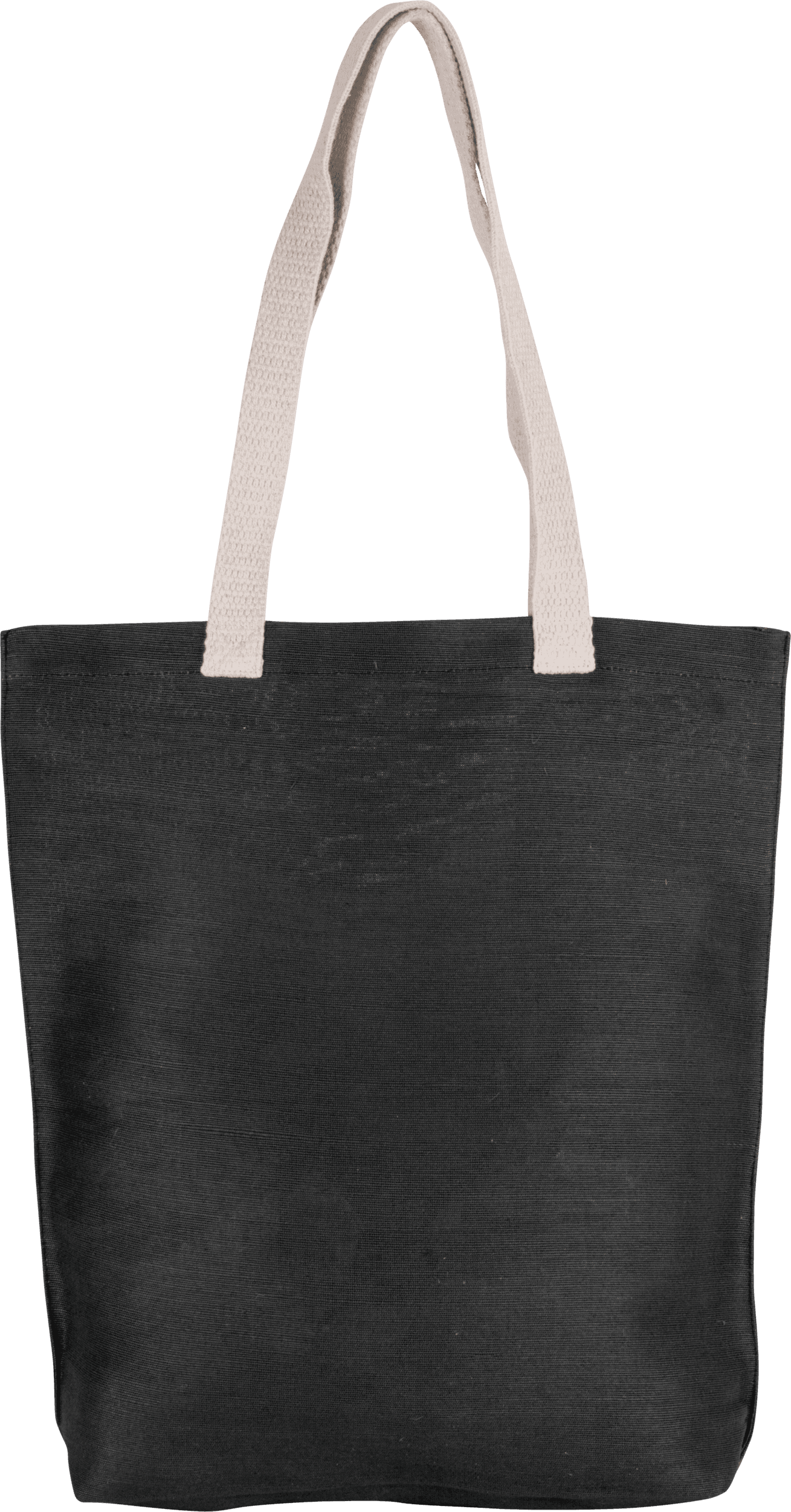 Sac shopping en juco — coloris Black (Noir)