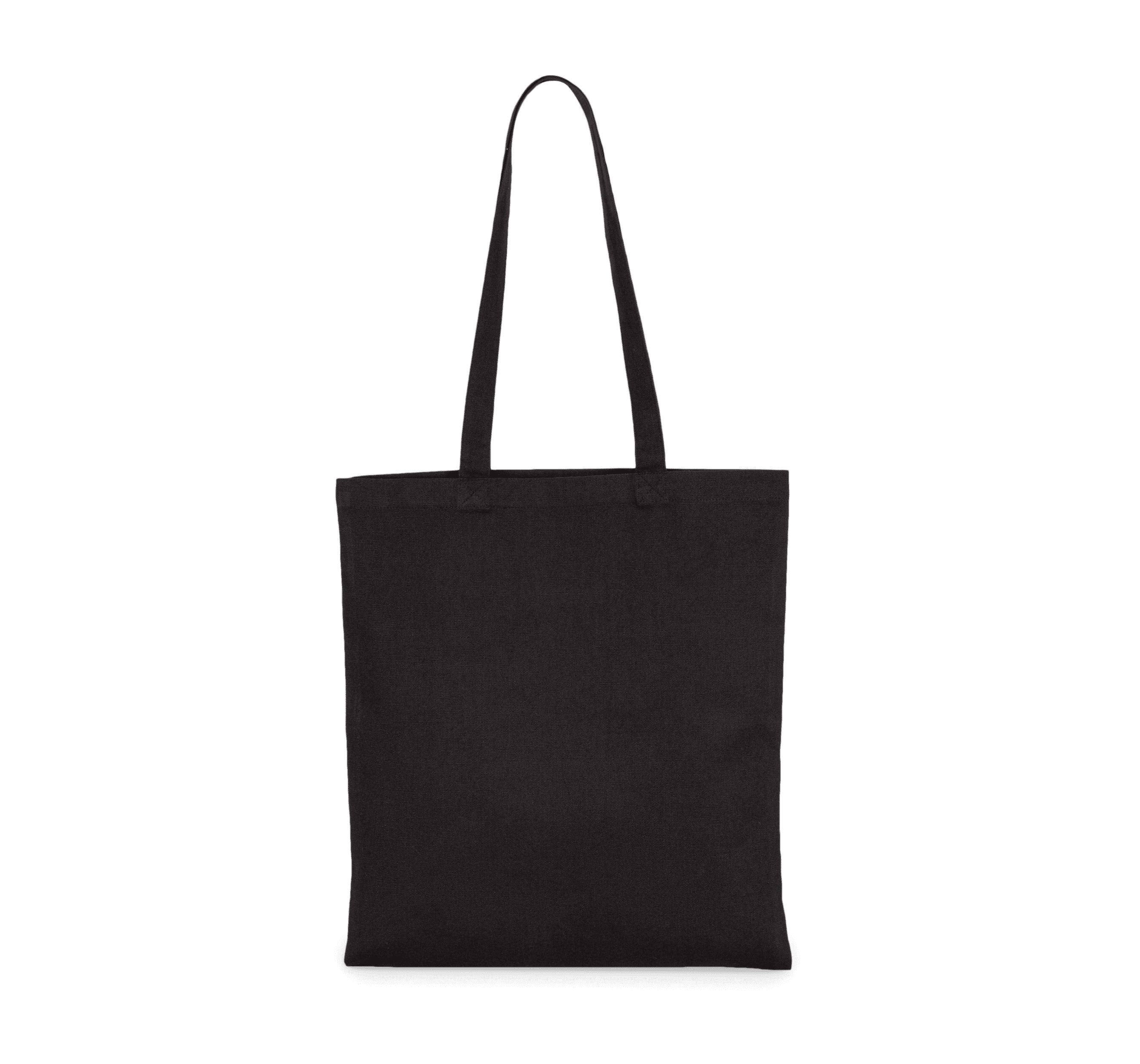 Sac shopping classique coton bio — coloris Black (Noir)