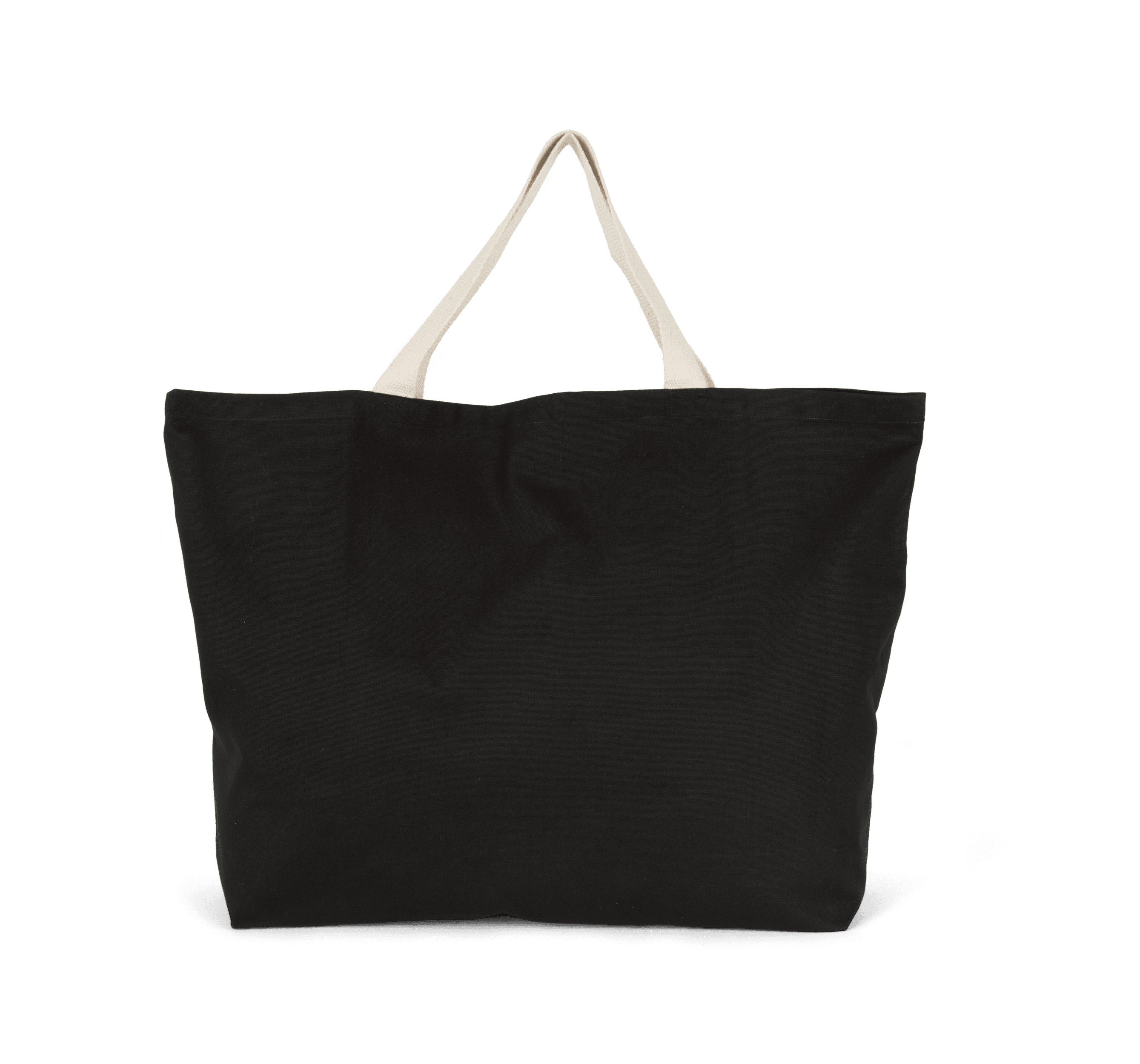 Sac shopping XXL — coloris Black / Natural (Noir)