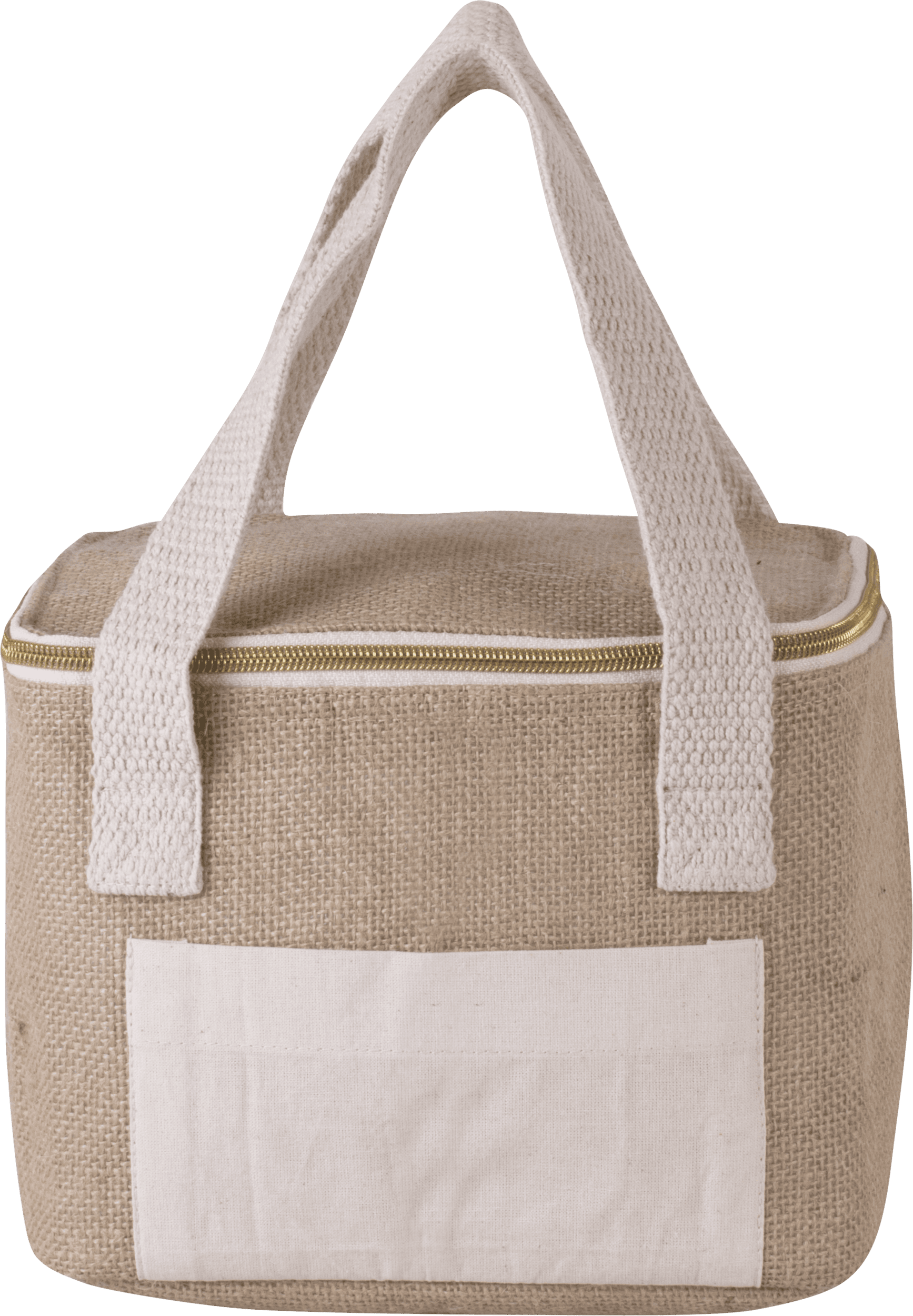 Sac isotherme en jute - petit modèle — coloris Natural (Beige)