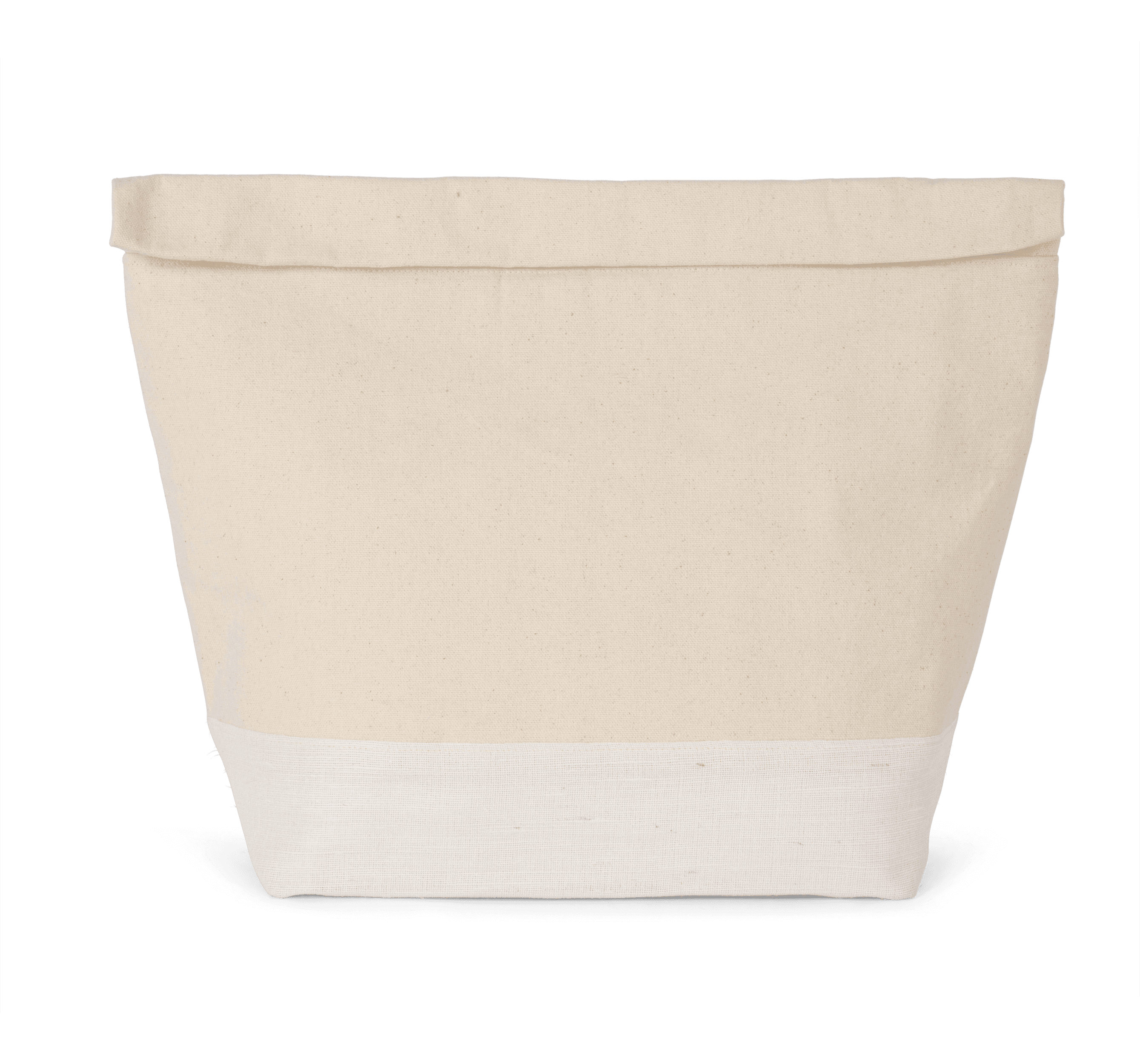 Sac isotherme avec fermeture à enroulement — coloris Natural / White (Beige)