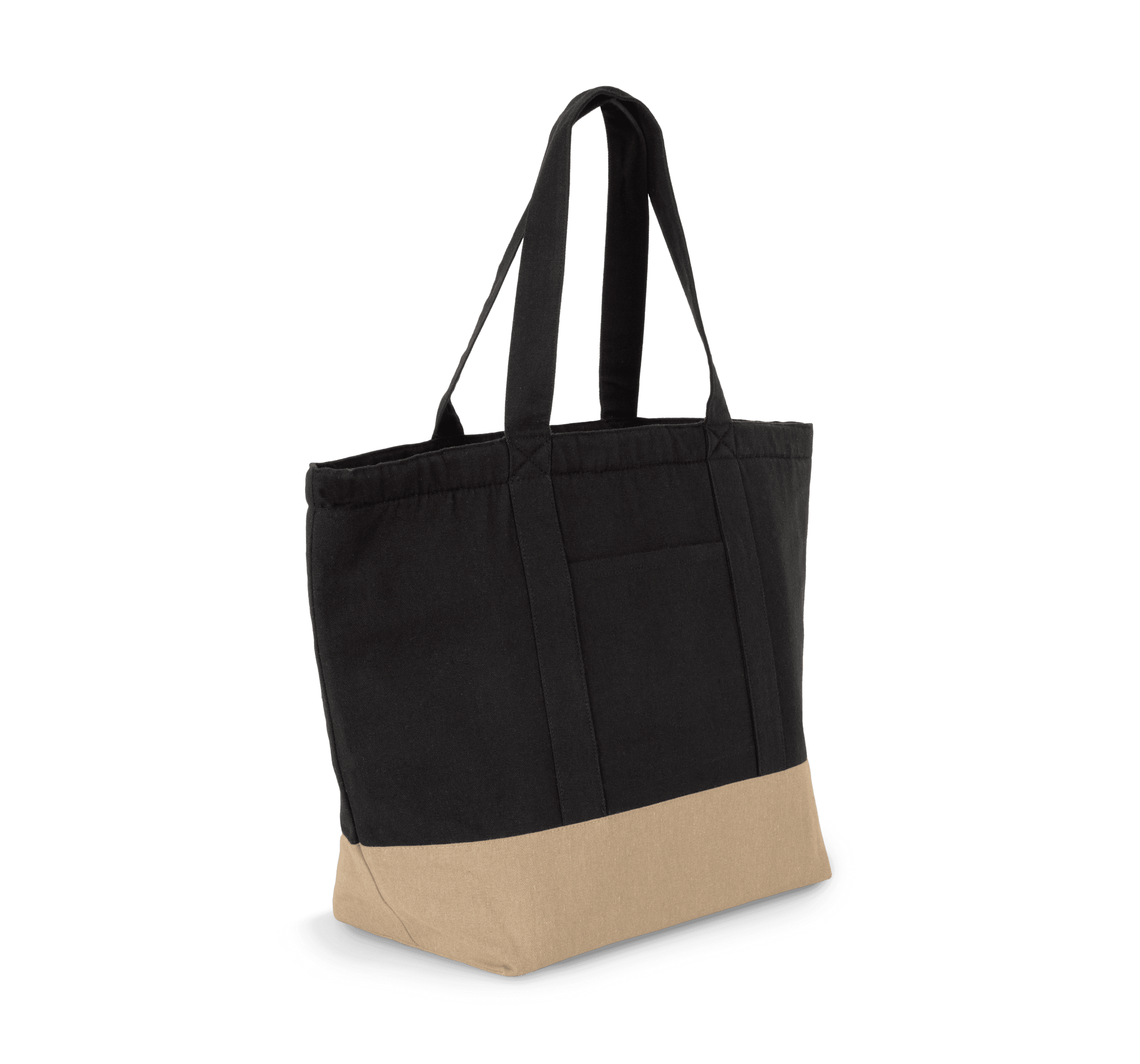 Sac shopping isotherme recyclé — coloris Black Night / Hemp (Noir)