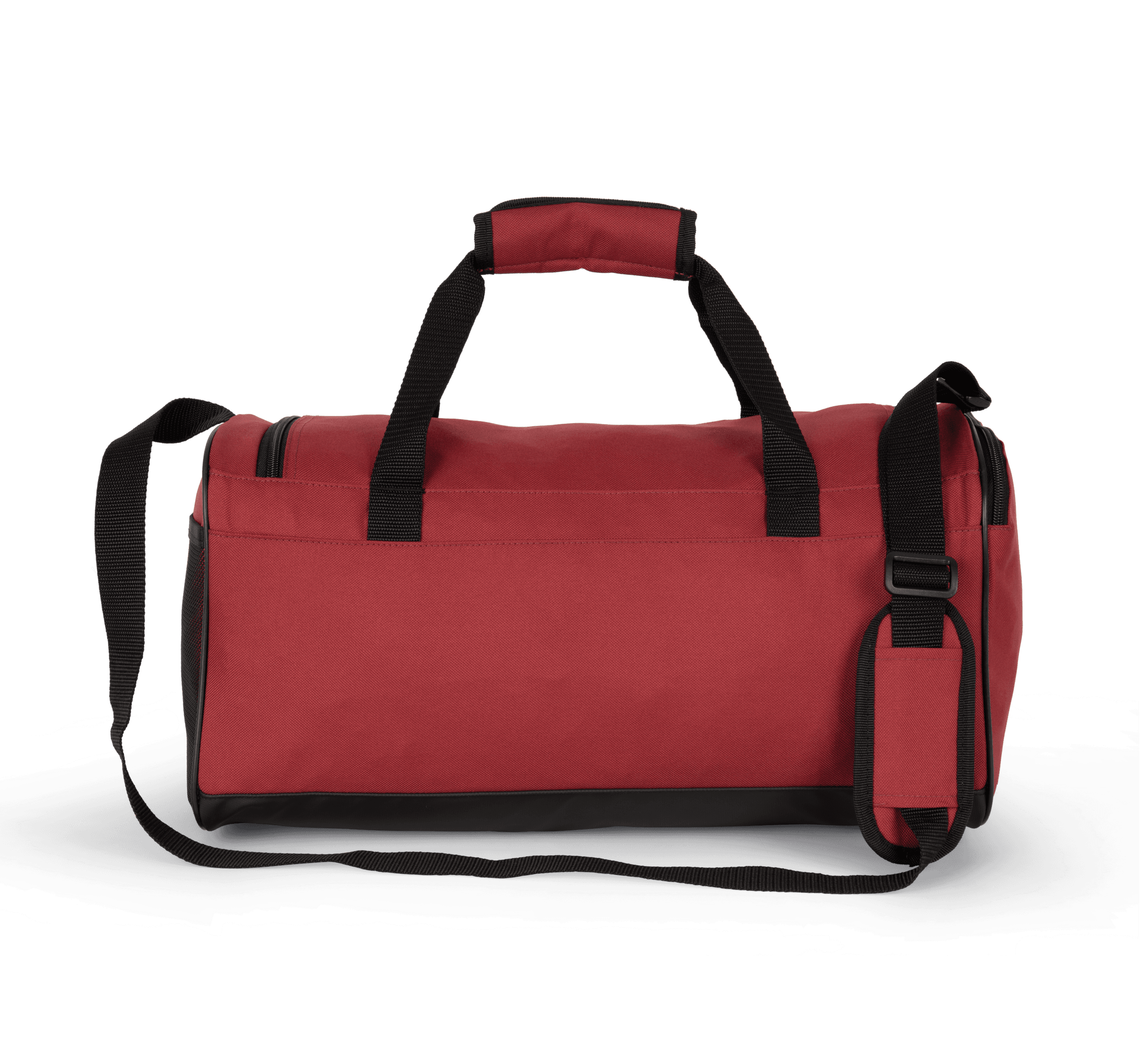 Sac de sport essentiel recyclé — coloris Red Safran (Rouge)