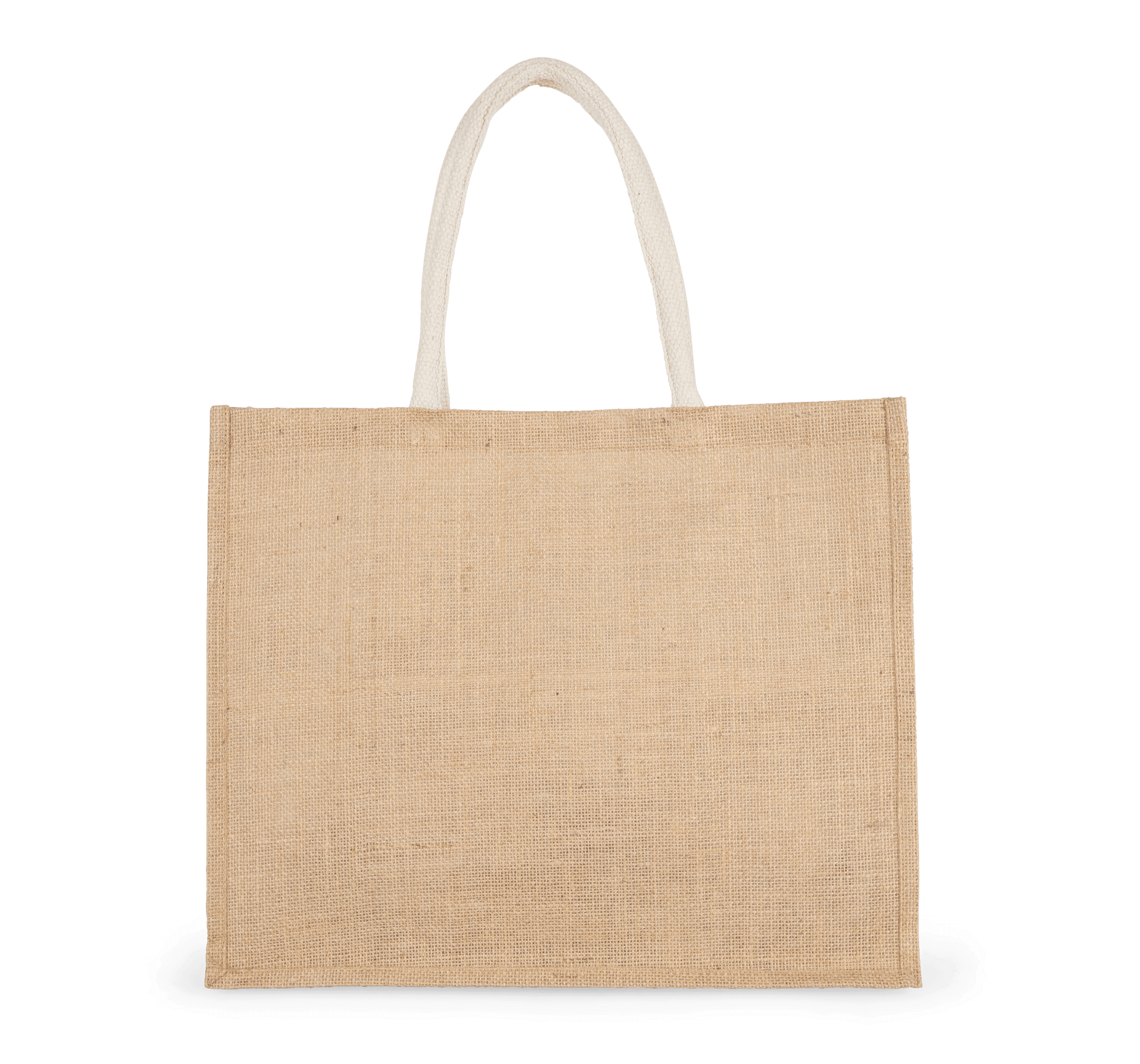 Sac shopping avec motifs de Noël — coloris Natural / Cherry Red (Beige)
