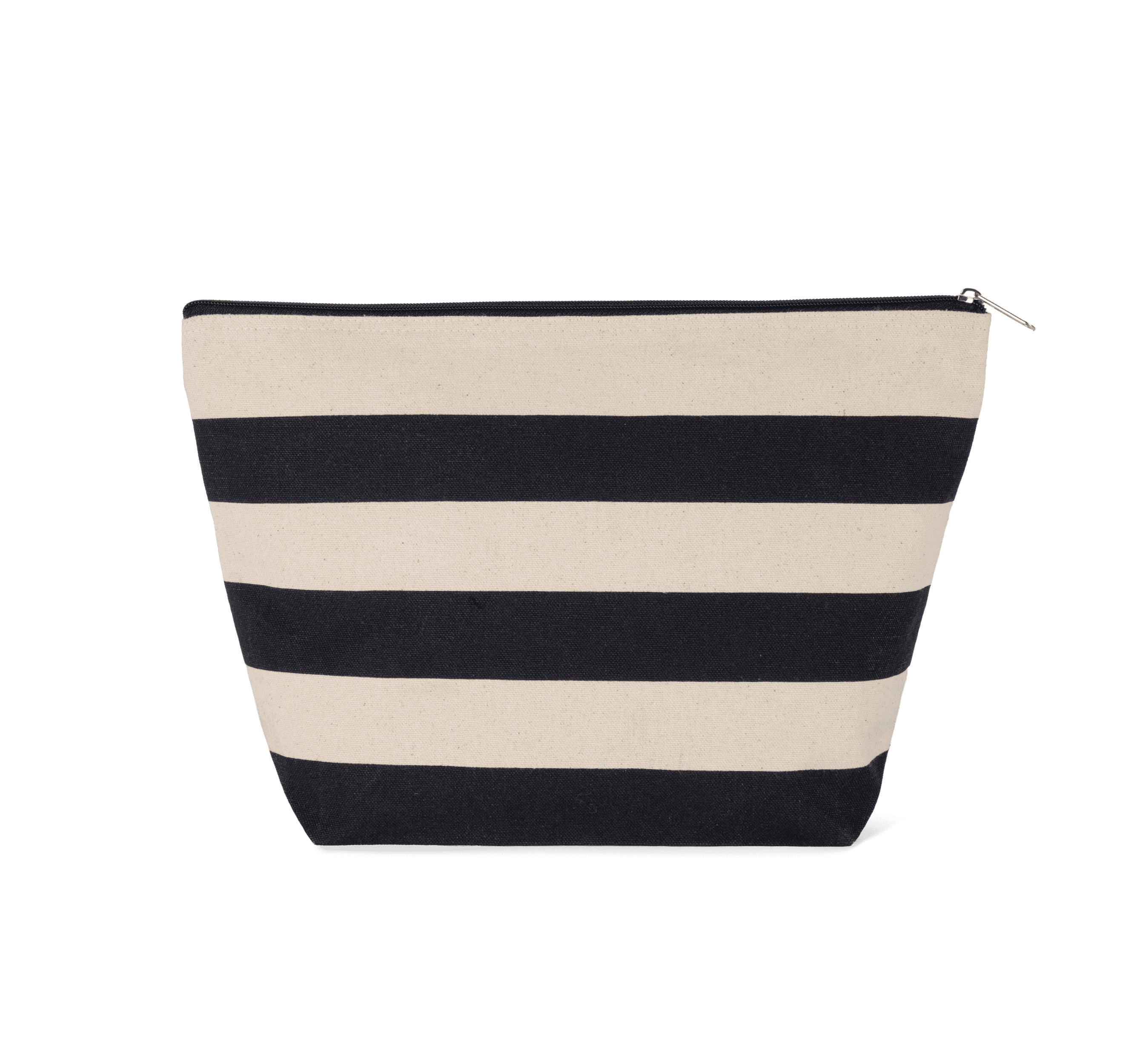 Pochette marinière extra large — coloris Natural / Navy (Beige)