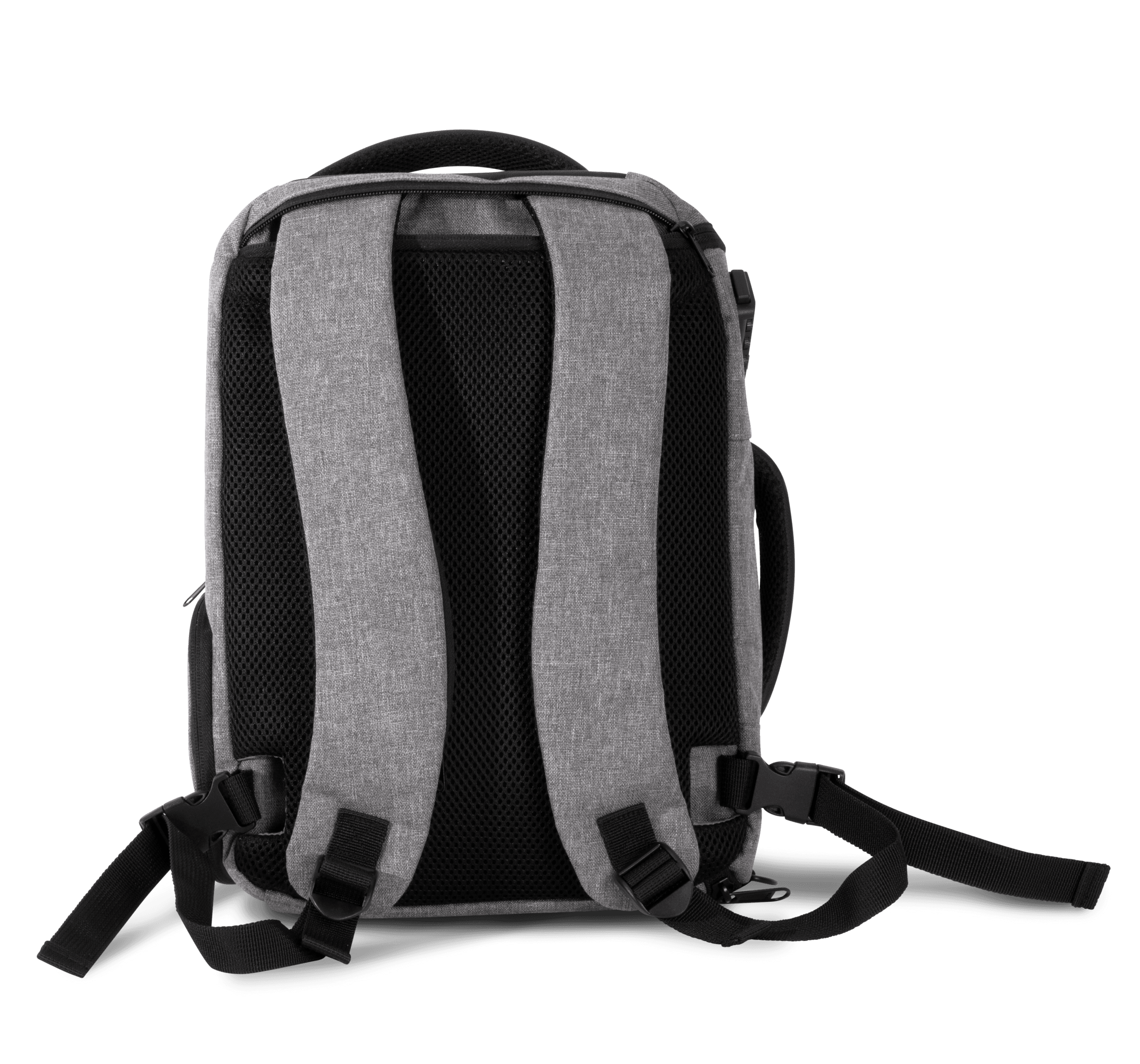 Sac à dos antivol pour tablette 13" — coloris Graphite Grey Heather / Black (Noir)