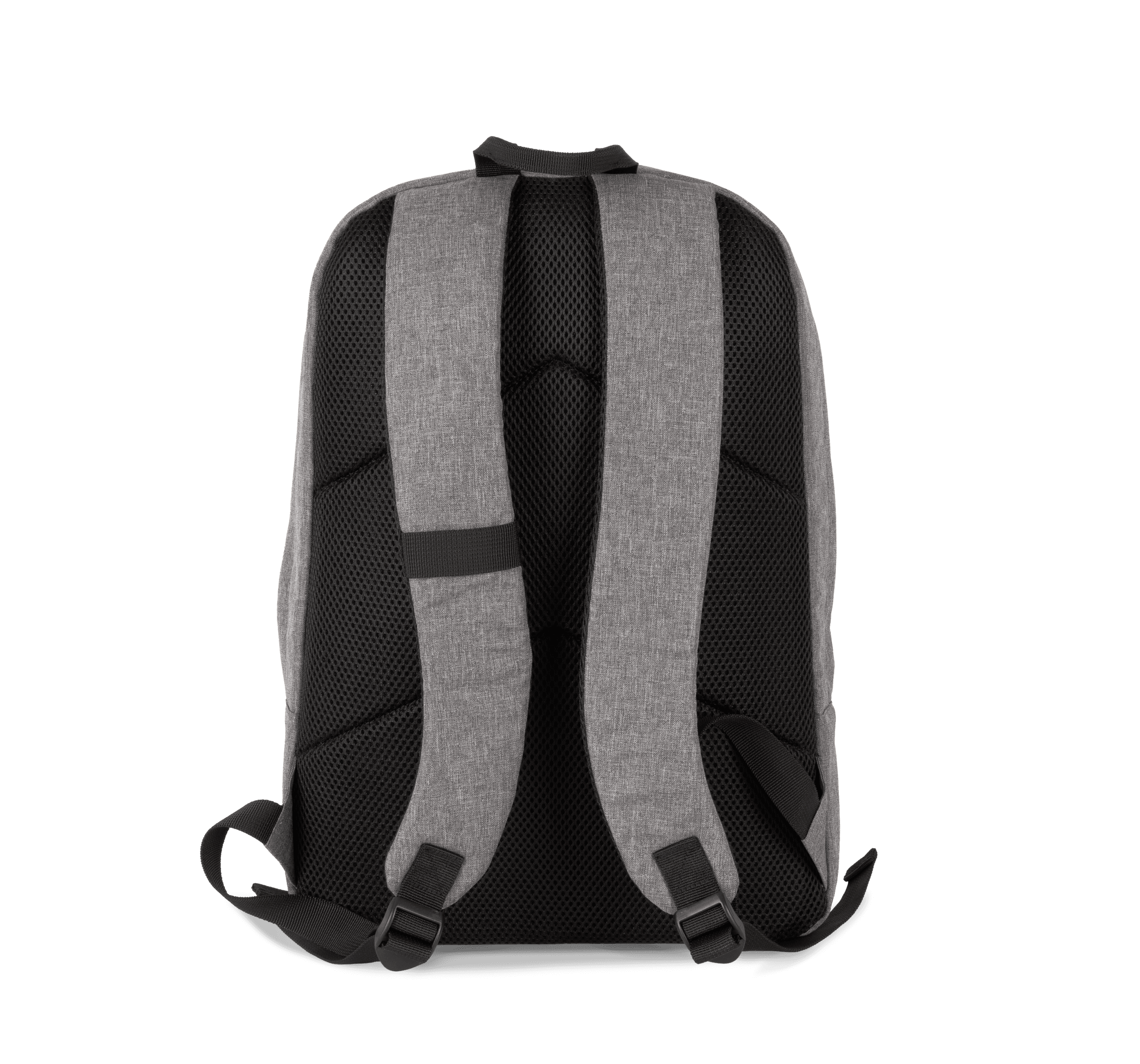 Sac à dos de travail recyclé matelassé — coloris Graphite Grey Heather (Gris)