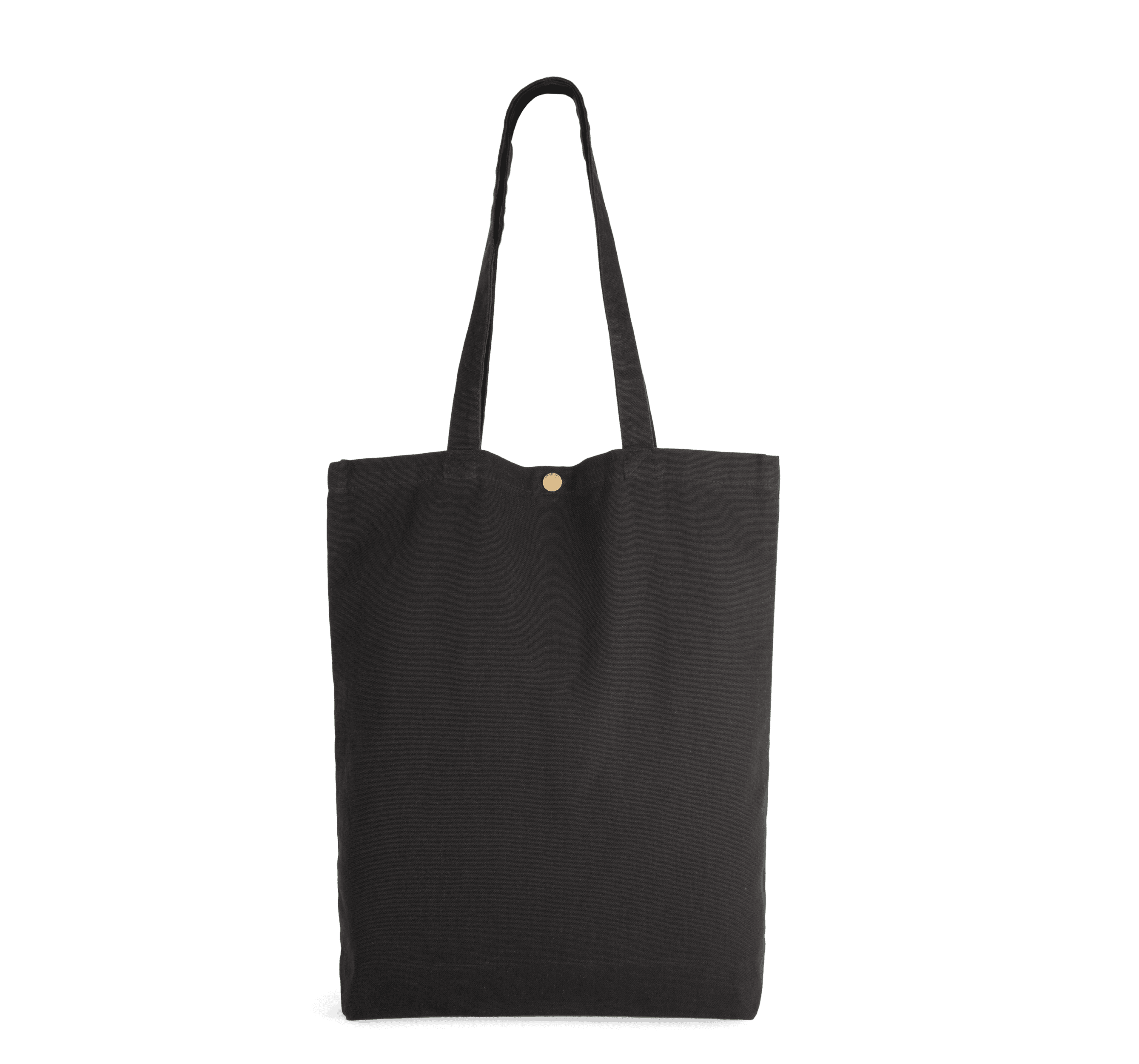 Sac shopping délavé en coton — coloris Washed Black (Noir)