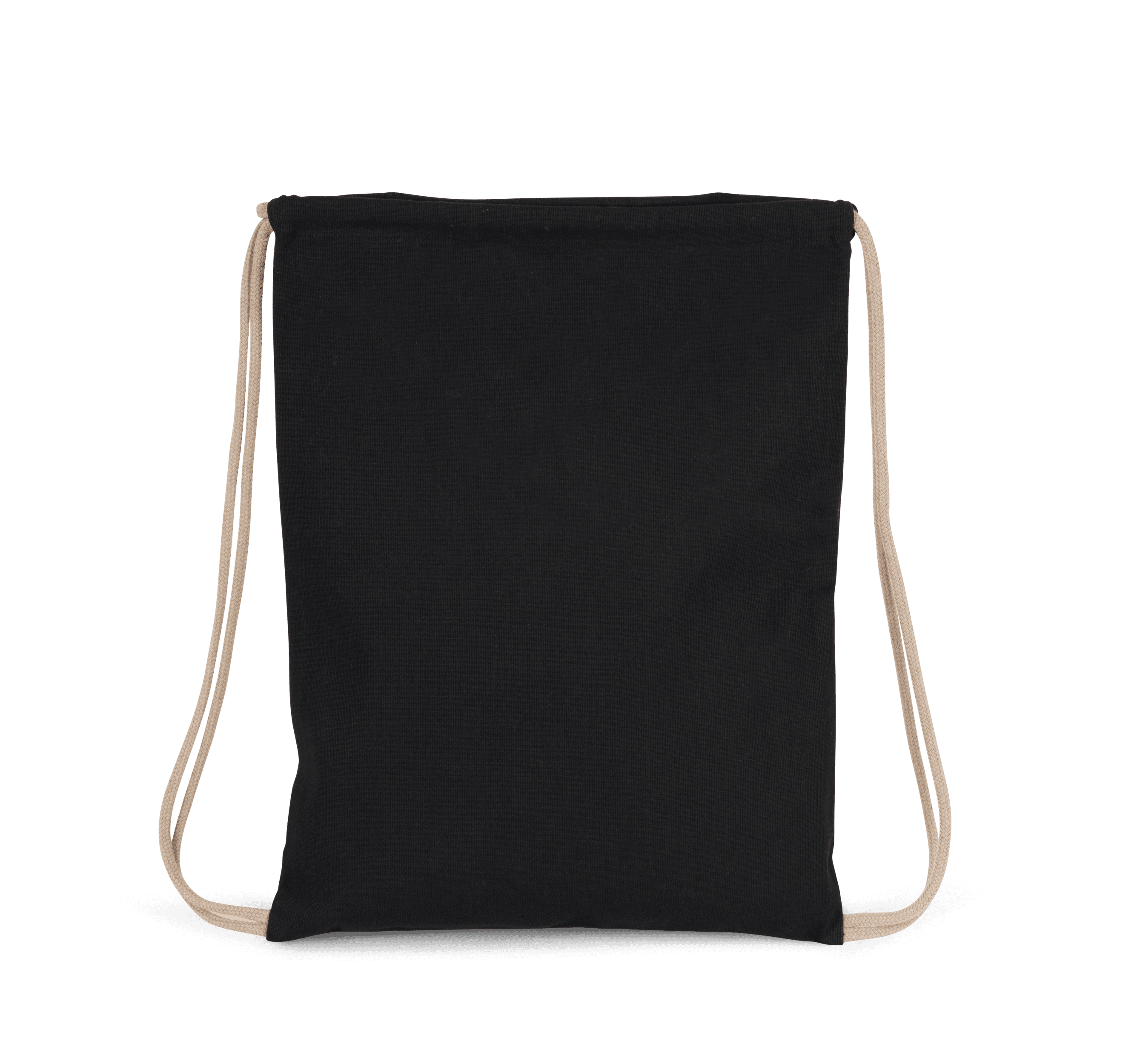 Sac à dos recyclé à cordon coulissant — coloris Black Night (Noir)