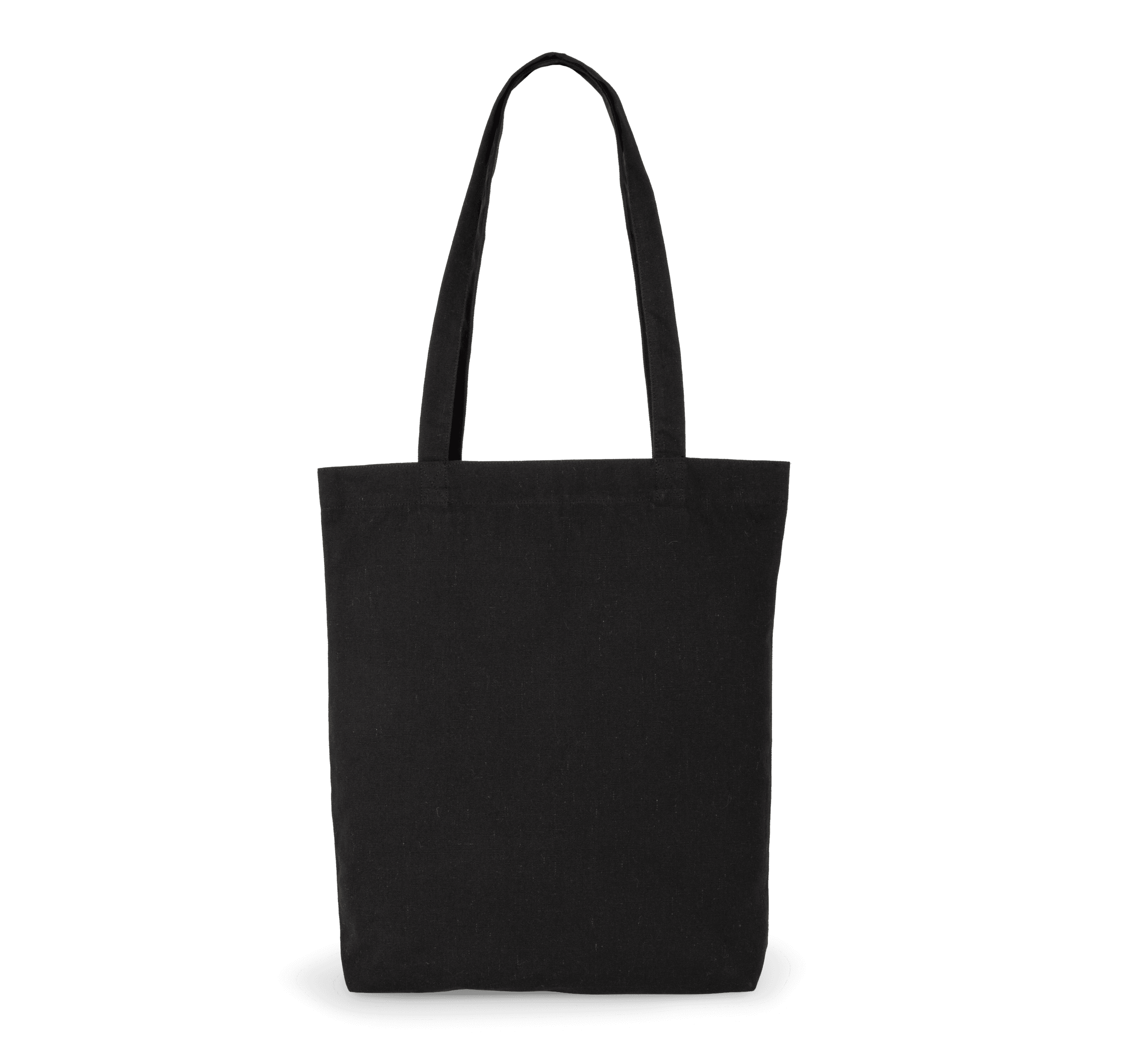 Sac cabas en coton "K-loop project" recyclé — coloris Black Jhoot (Noir)