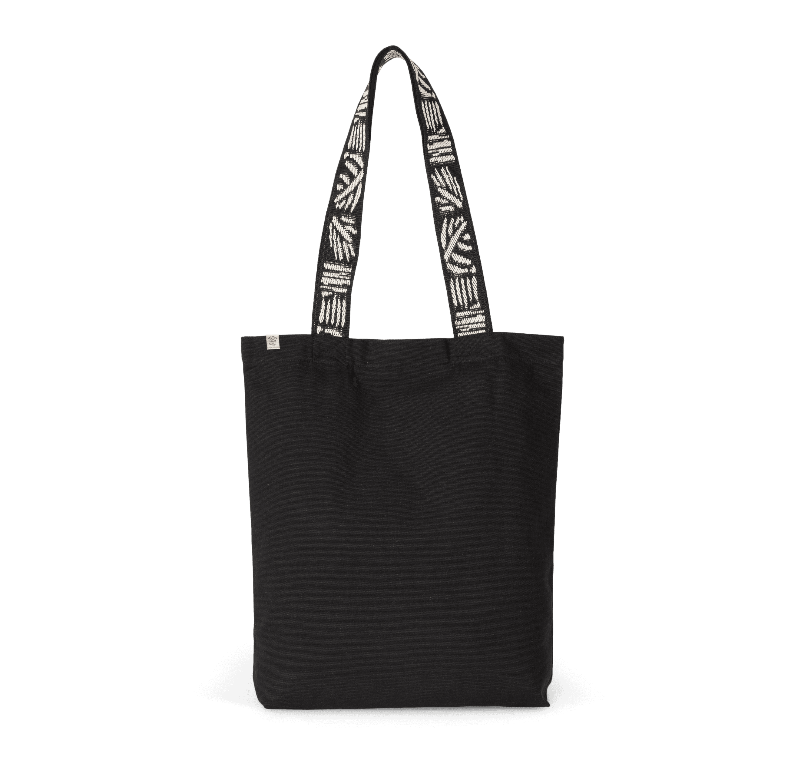 Sac Shopping recyclé — coloris Black Night / Nippon Ecru (Noir)