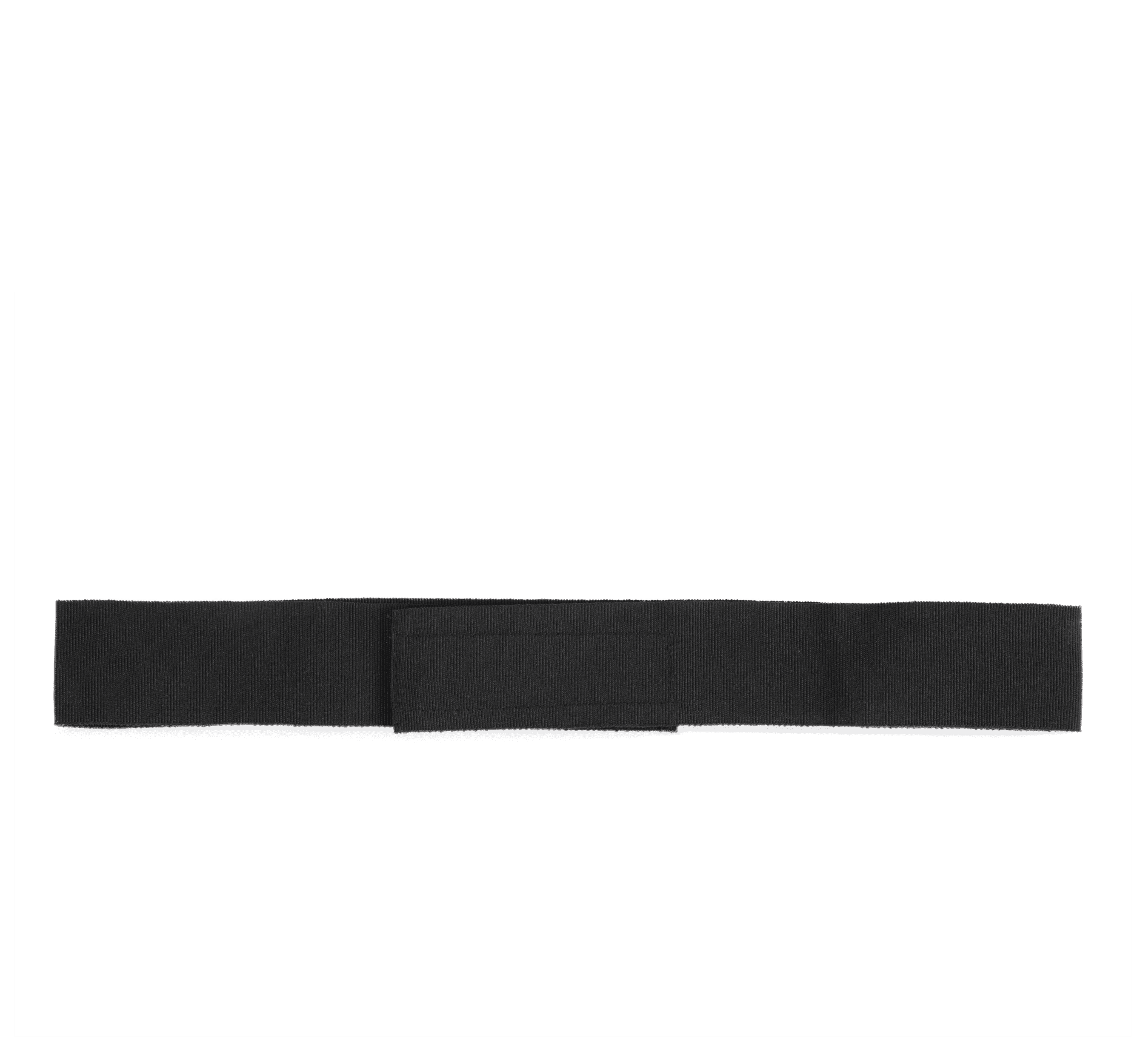 Ruban amovible pour chapeaux Panama & Canotier — coloris Black (Noir)