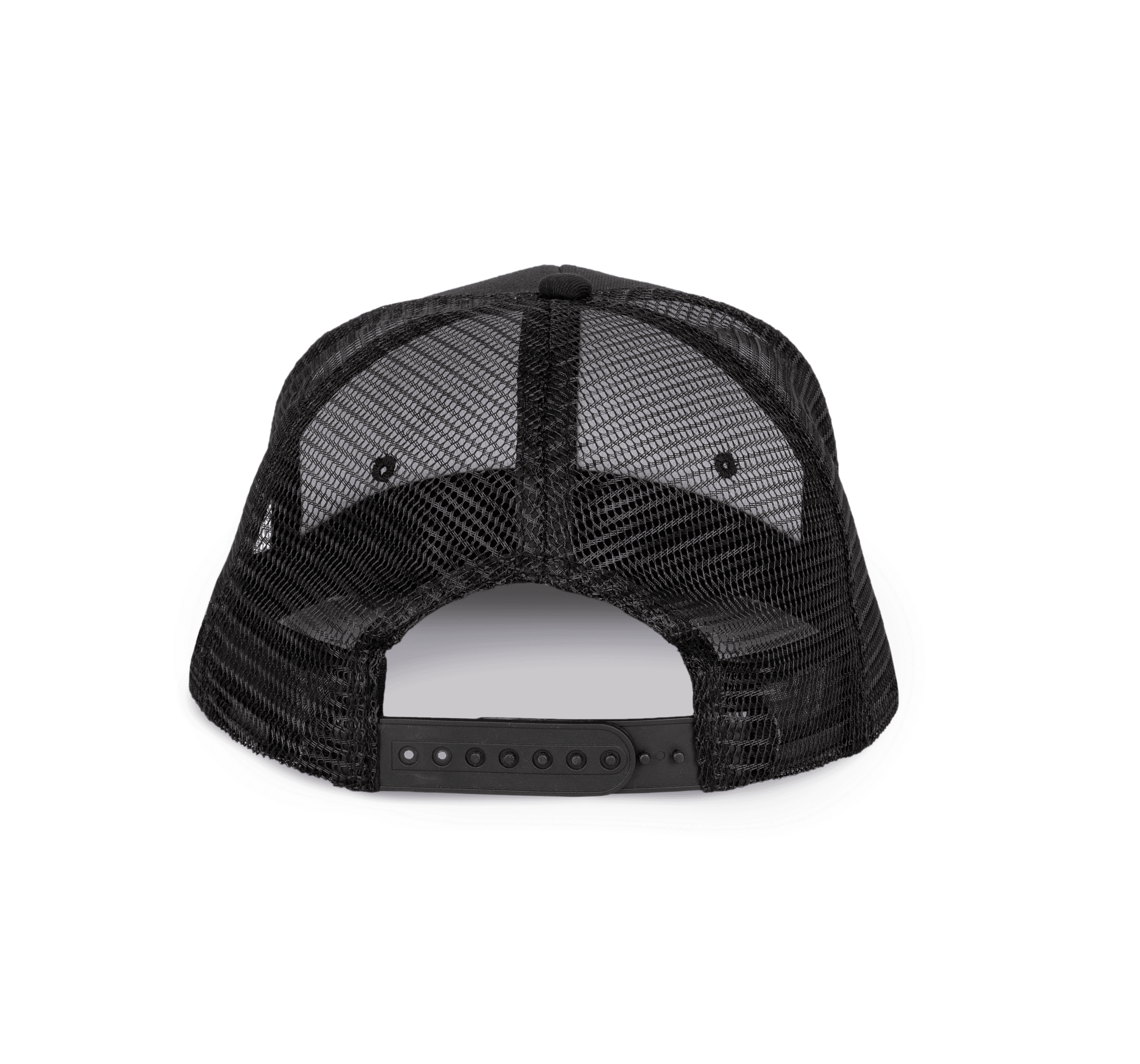 Casquette Trucker - 6 panneaux — coloris Black (Noir)