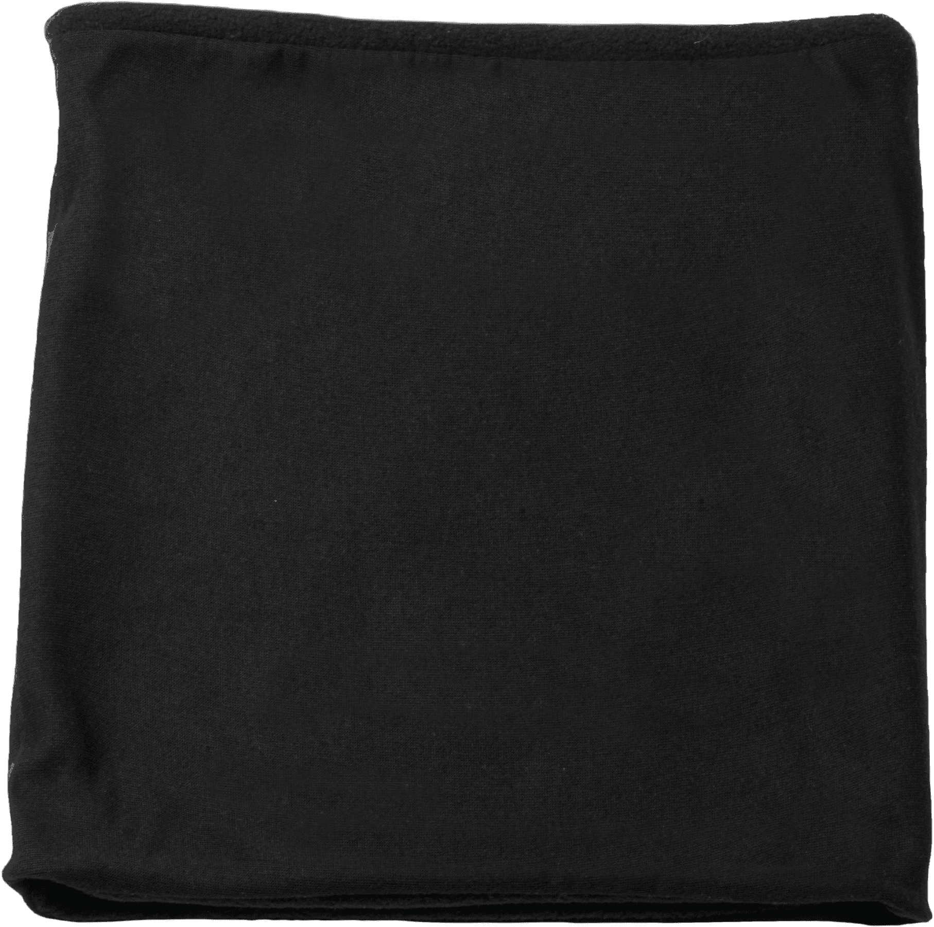 Tour de cou doublé polaire — coloris Black (Noir)