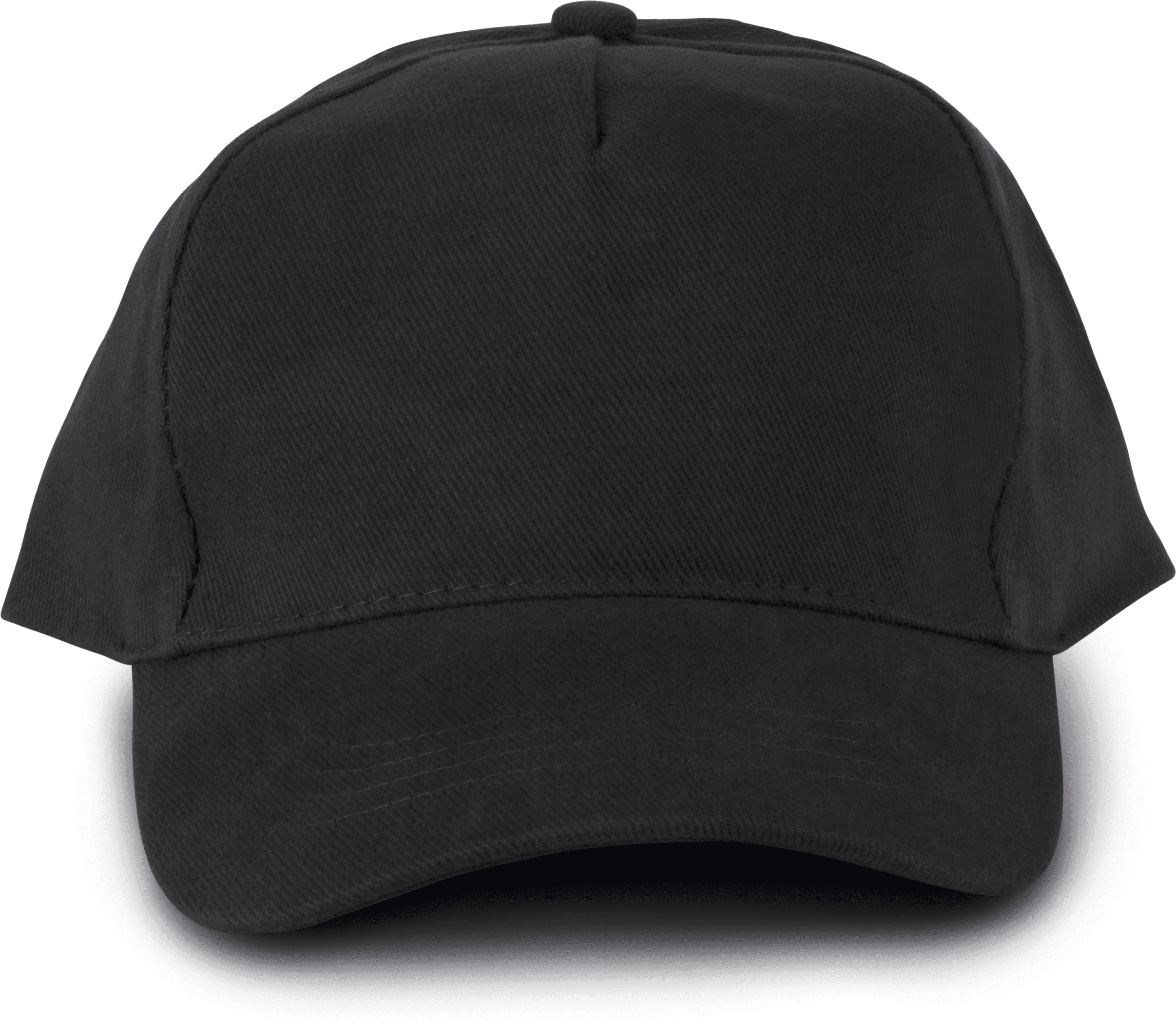 Casquette 5 panneaux — coloris Black (Noir)