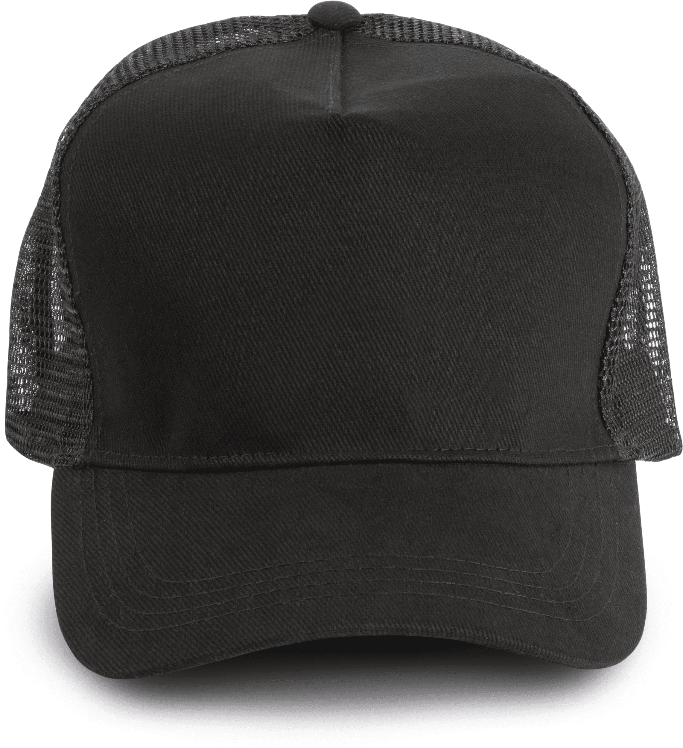 Casquette trucker - 5 panneaux — coloris Black (Noir)